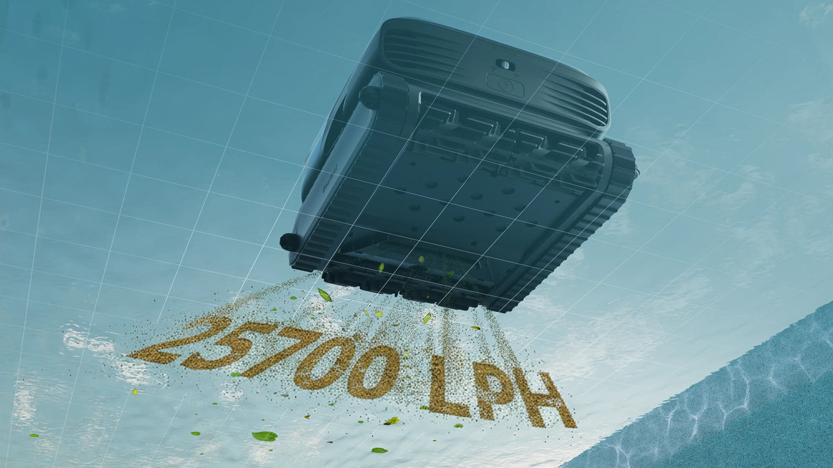 25.700 LPH de potencia de aspiración
