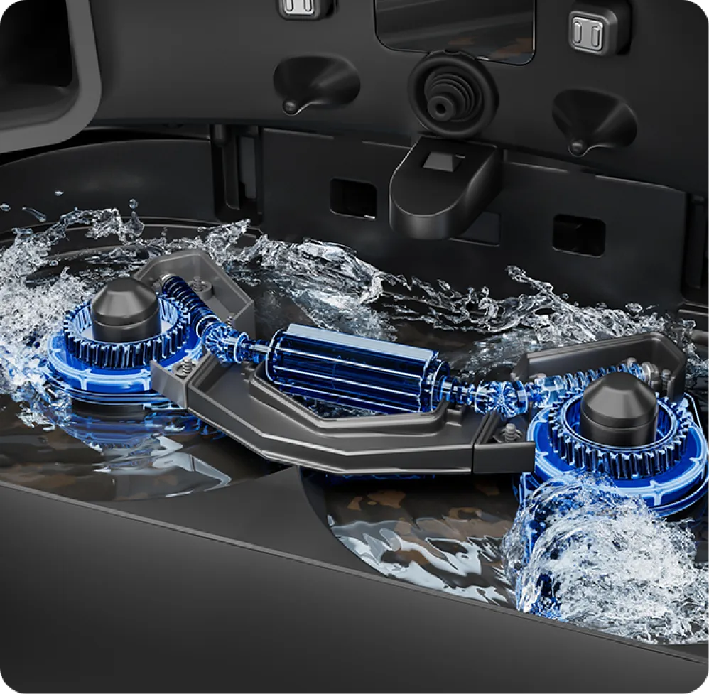 Nettoyage automatique de la surface de lavage