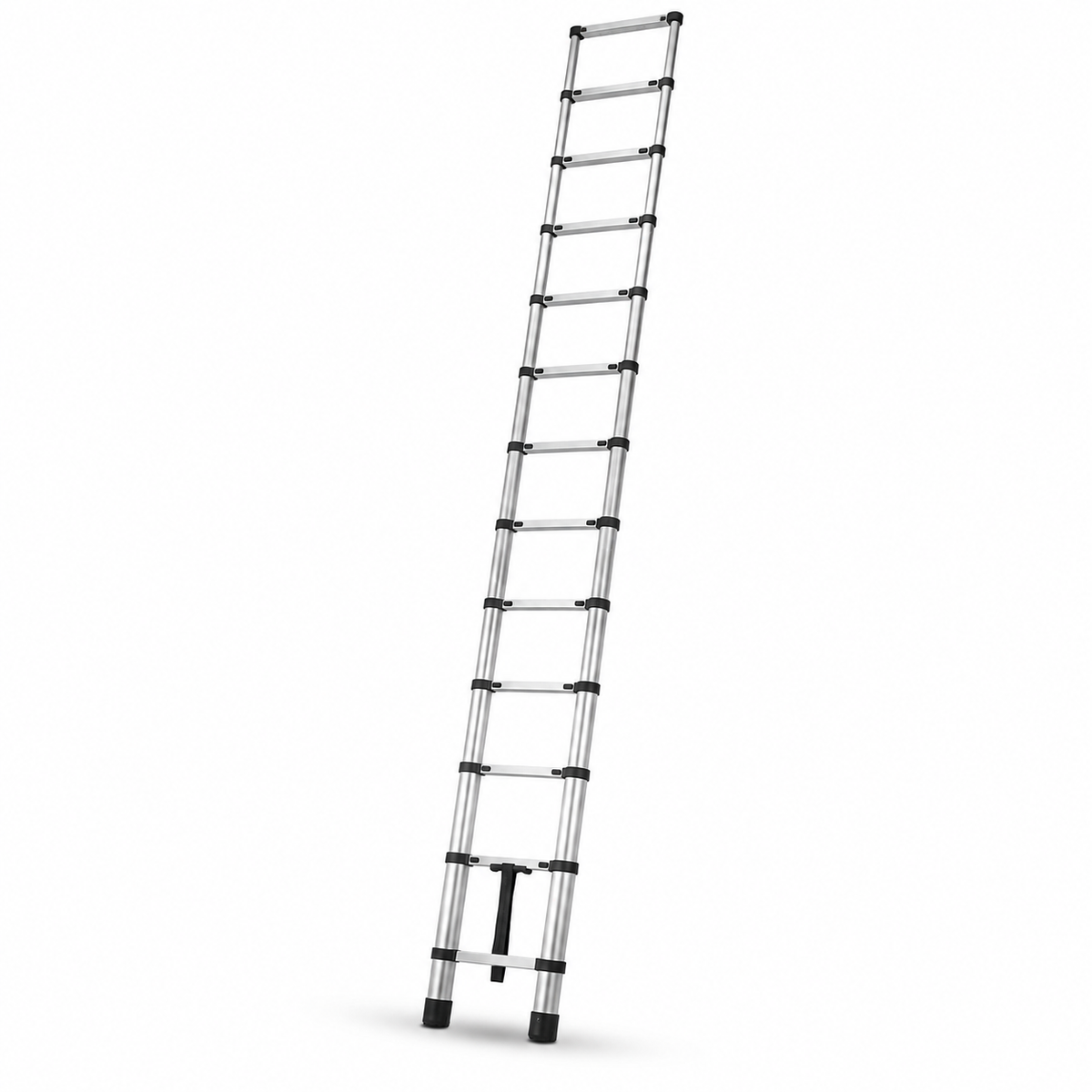 Escalera Telescópica Plegable 3,2 m Peldaños Antideslizantes