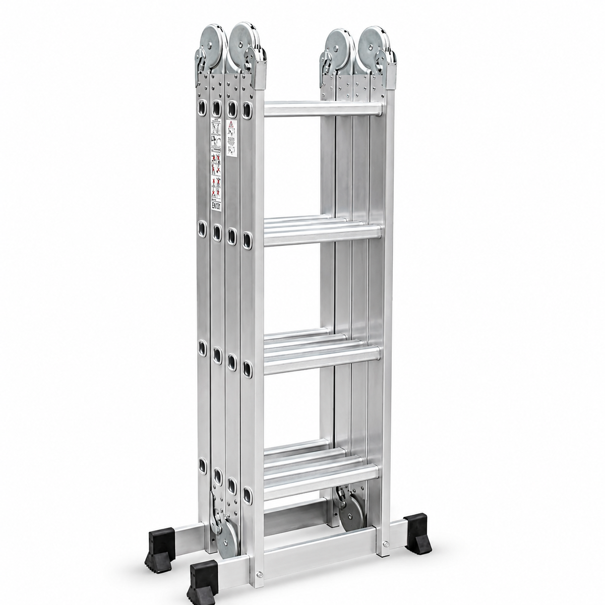 Opvouwbare aluminium multifunctionele ladder 4-in-1