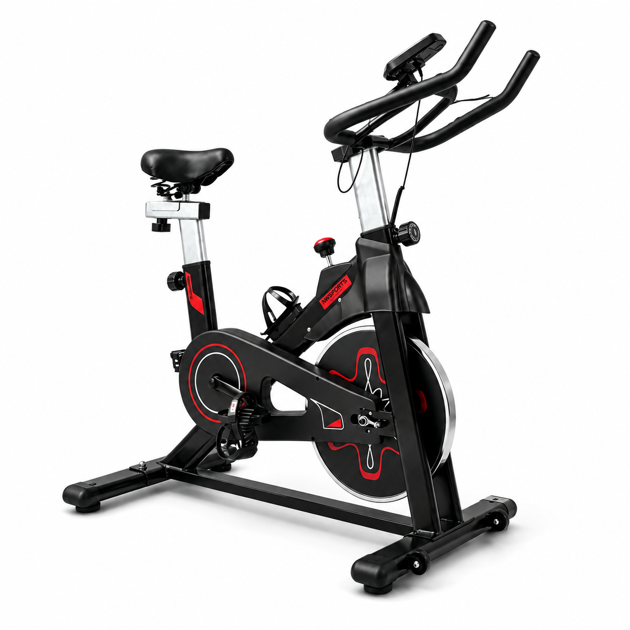 Bicicleta Estática de Spinning con Resistencia Ajustable y Pantalla LCD
