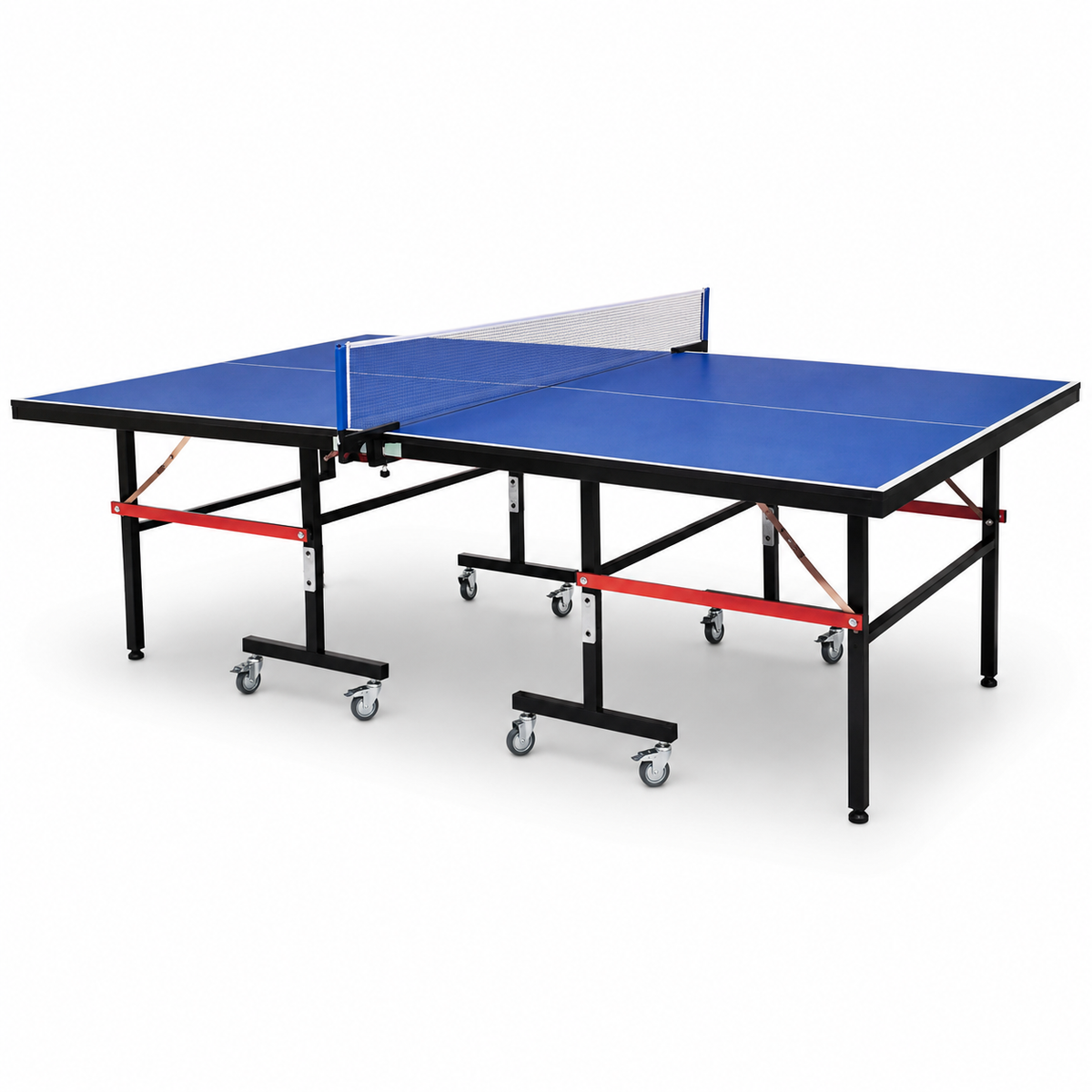 Mesa De Ping Pong Plegable Compacta Con Red Incluida