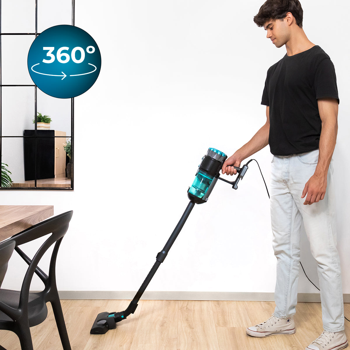 Cecotec Conga Popstar 600 Vital Aspirador Potência 18 kPa UltraPower 600 W Filtro de Alta Eficiência