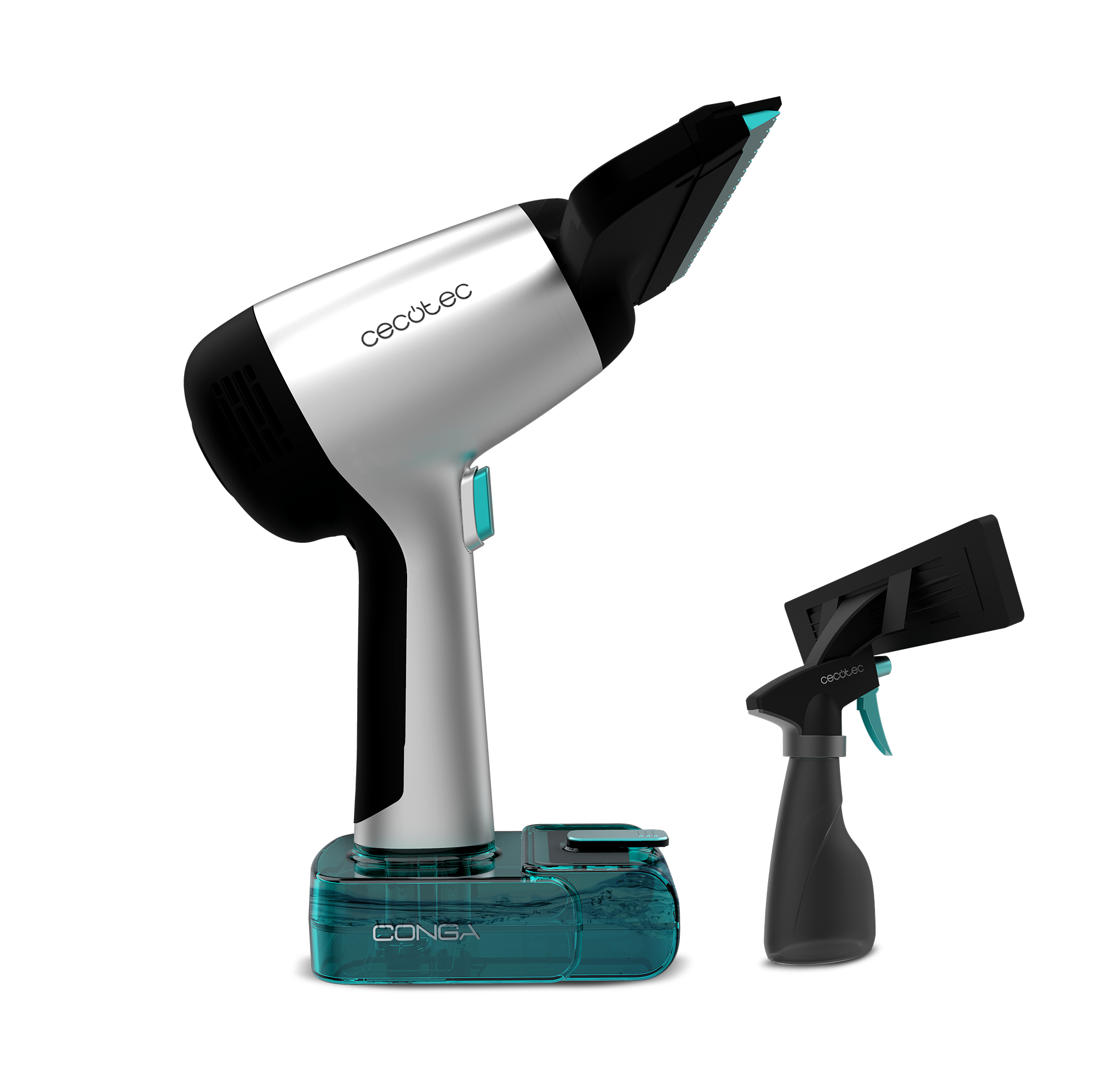 Cecotec Conga Rockstar 3700 Glass 3 en 1 Pulvérise, nettoie et aspire avec 30 min d'autonomie