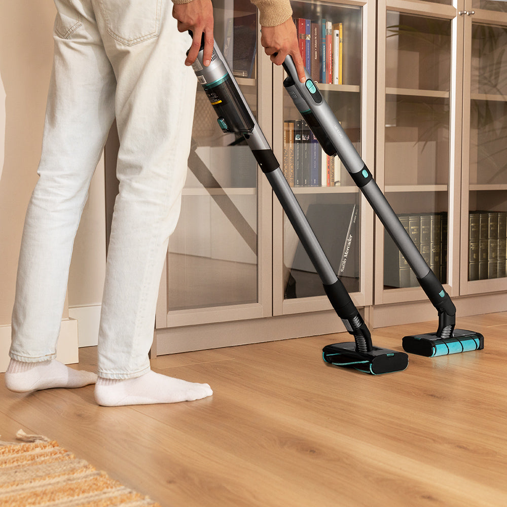 Cecotec Scoba 2100 Twice Ultralighter Omnidirektionaler Bürstsauger 0,73 kg Digitaler Brushless-Motor ForceSonic