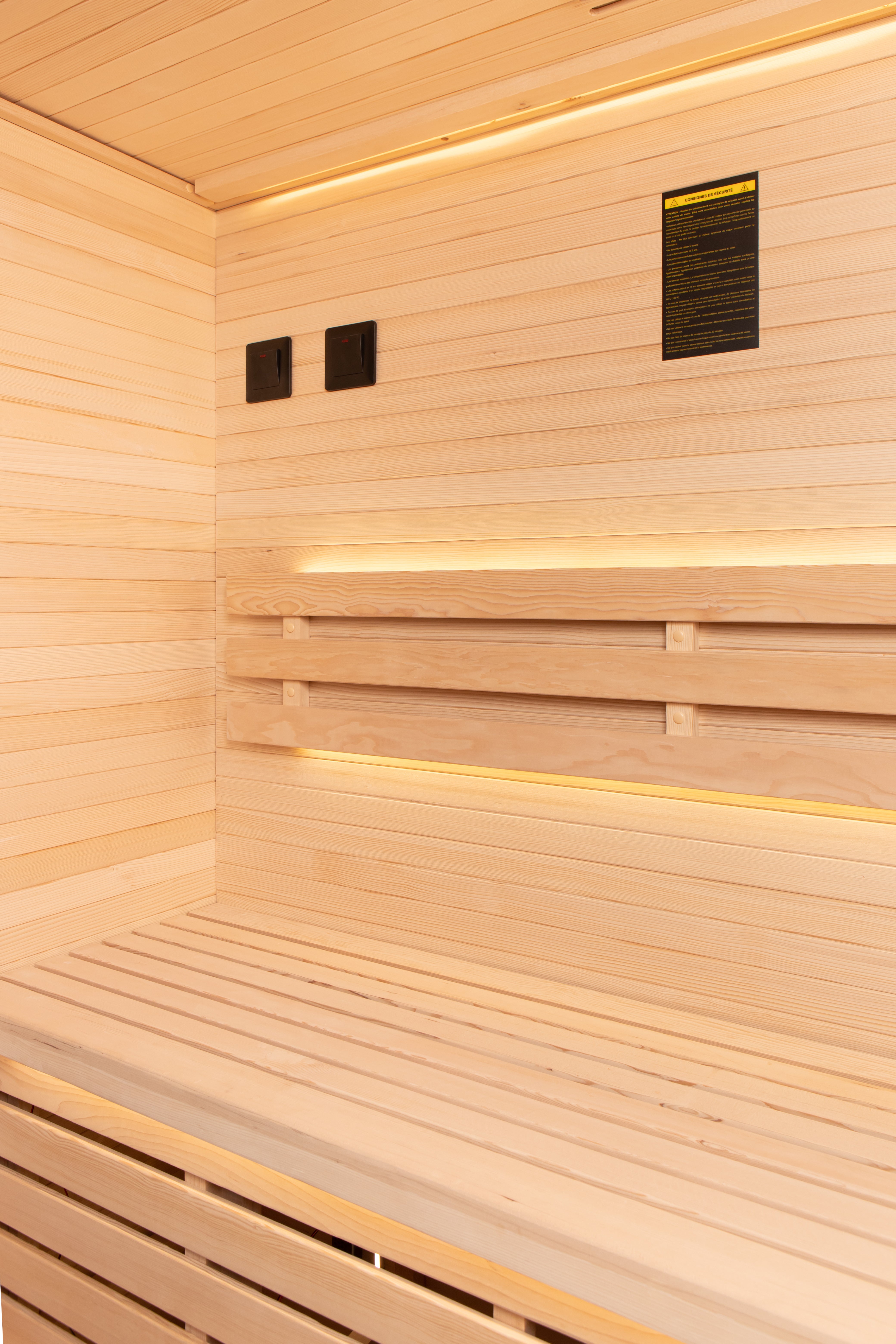 France Sauna - Sense 4,5kW Sauna angolare tradizionale a vapore