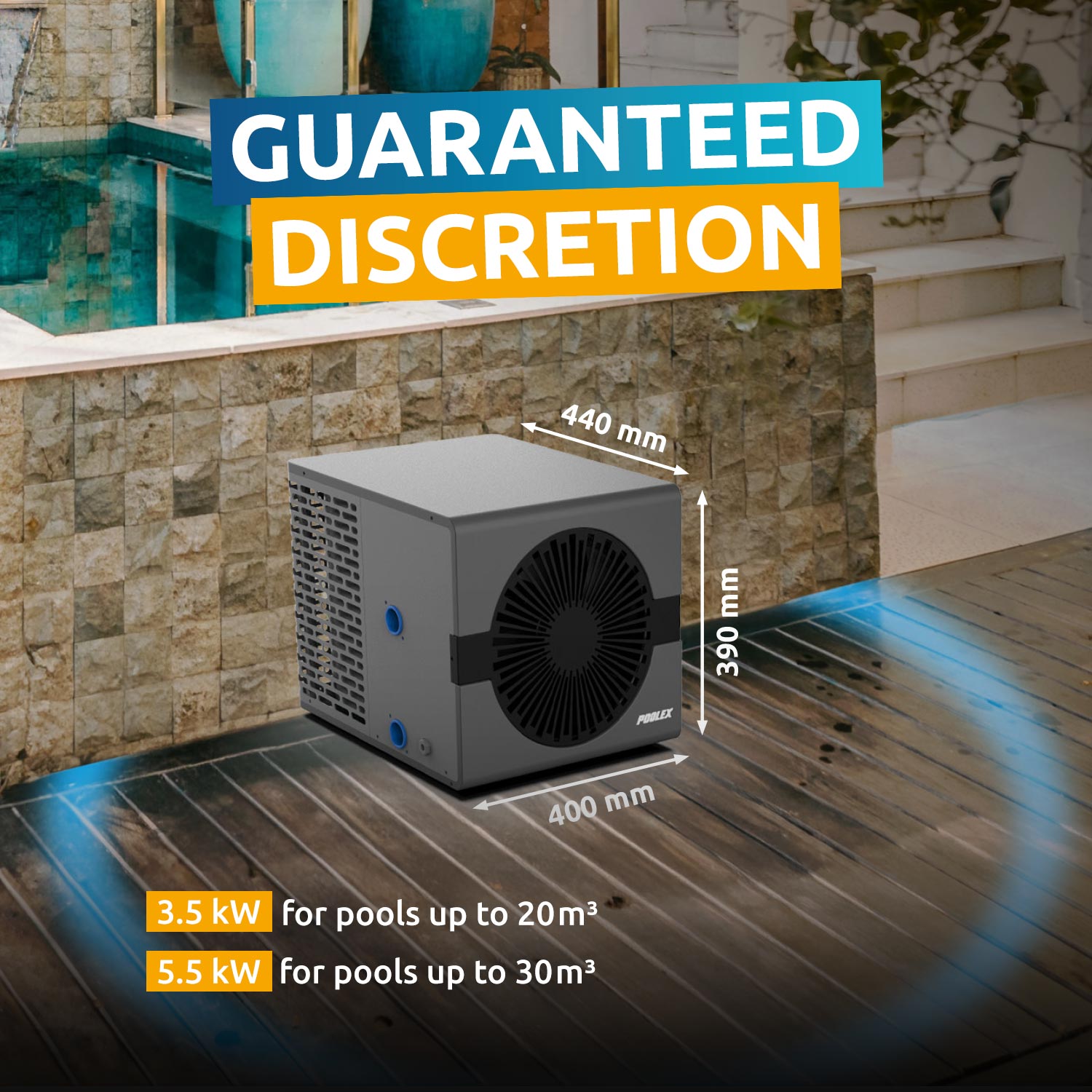Poolex - Pompe à chaleur Nano pour piscine