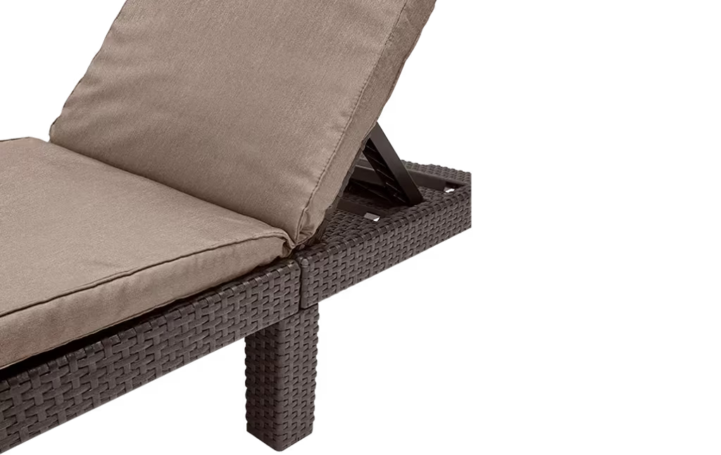 Keter - Lettino da esterno Daytona Deluxe marrone
