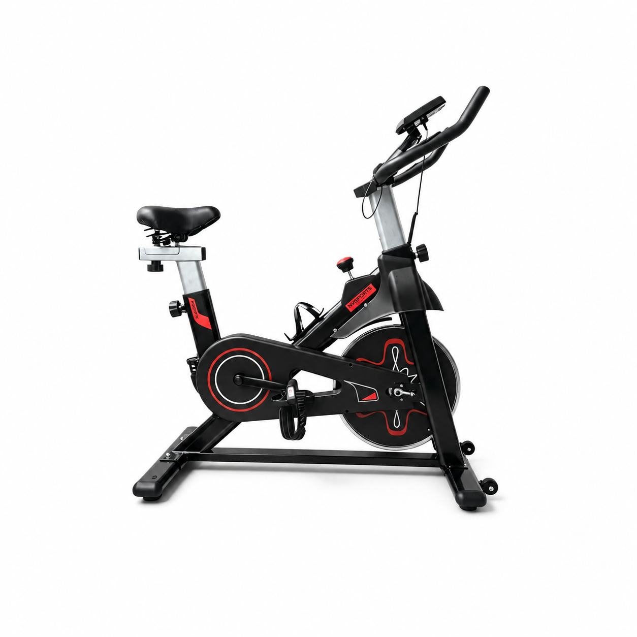 Bicicleta Estática de Spinning con Resistencia Ajustable y Pantalla LCD