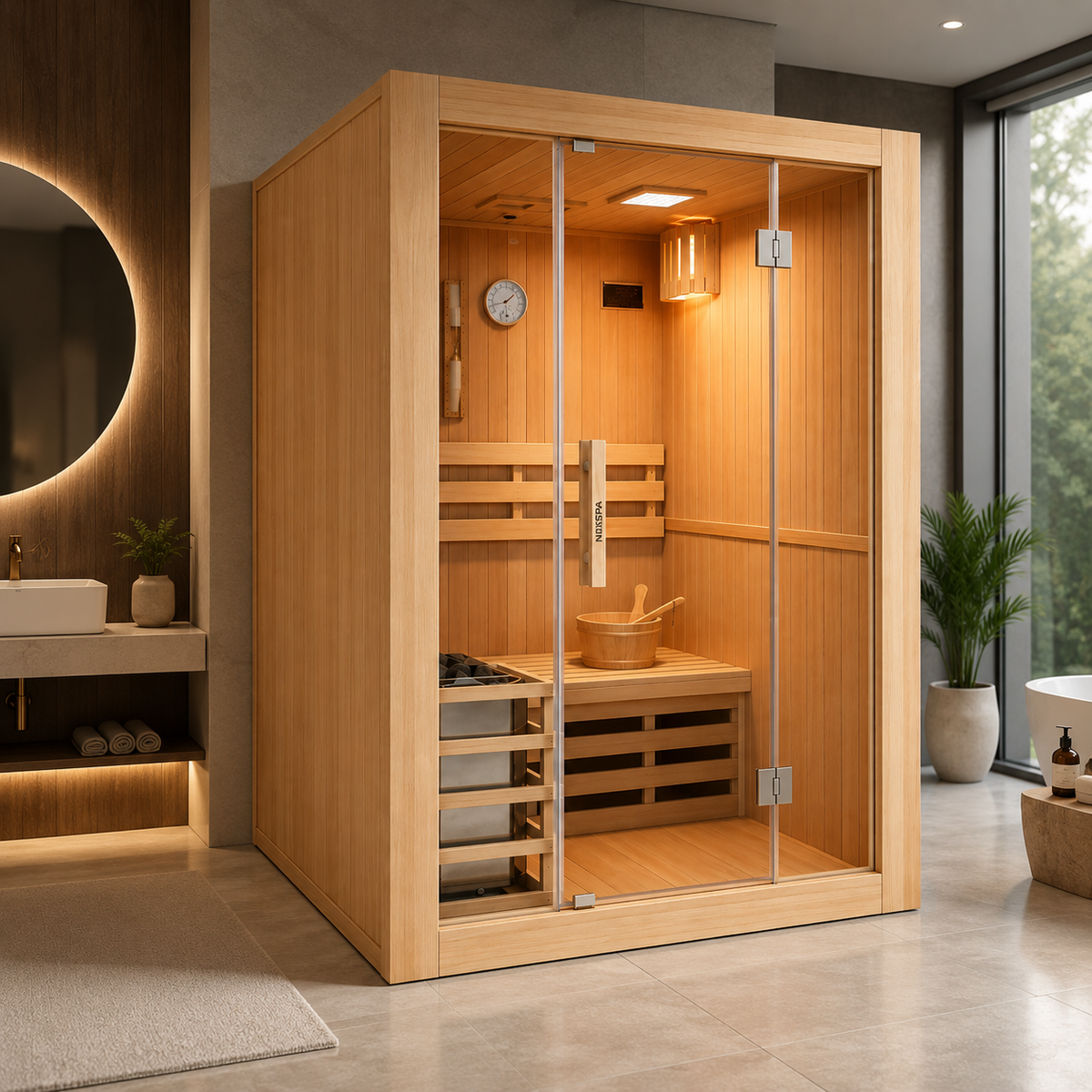 Sauna Finlandesa para casa 3 Personas