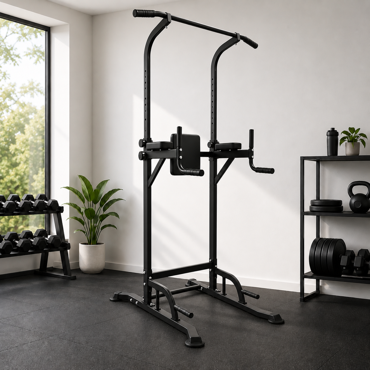 Multifunktionale Klimmzugstange mit Station VKR 150-230 cm