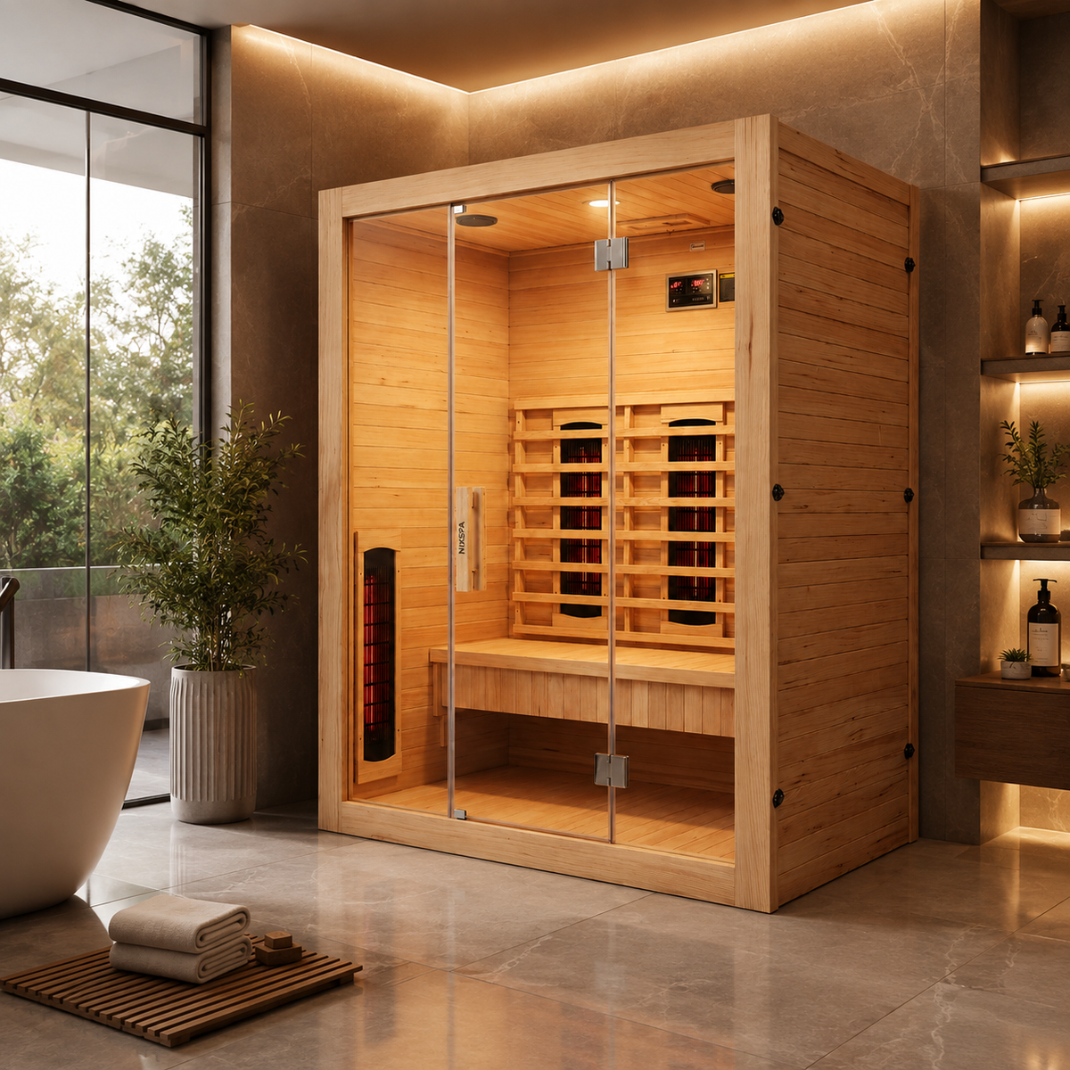 Infraroodsauna voor thuis voor 3 personen