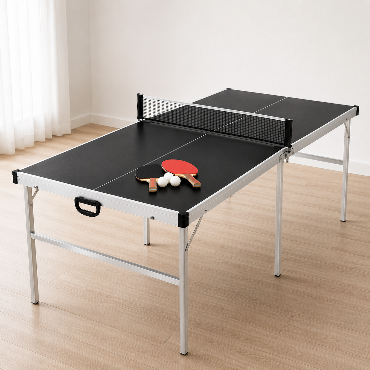 Mesa de Ping Pong Plegable con red 182x91 cm