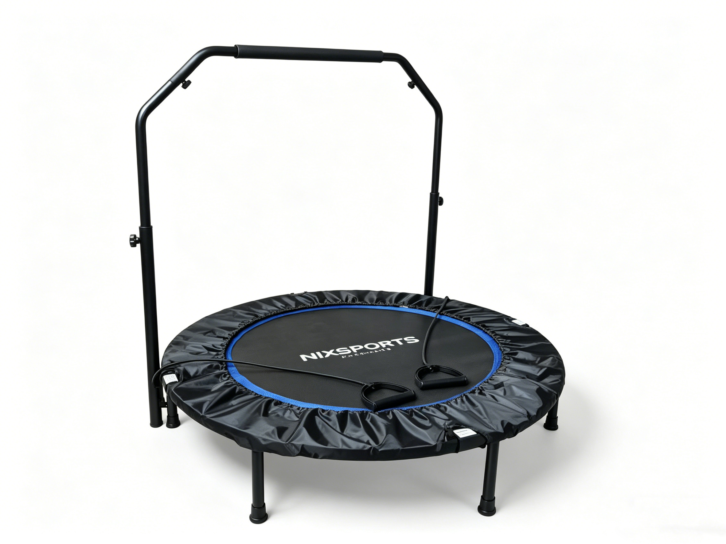 Trampolín Fitness 3 en 1 con Barra Ajustable