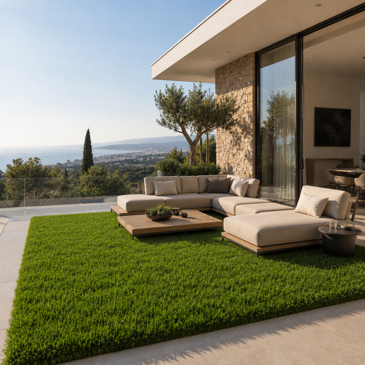 Lorvik rol kunstgras 30 mm — 1×5 m (5 m²) voor tuin en ontspanningsruimte