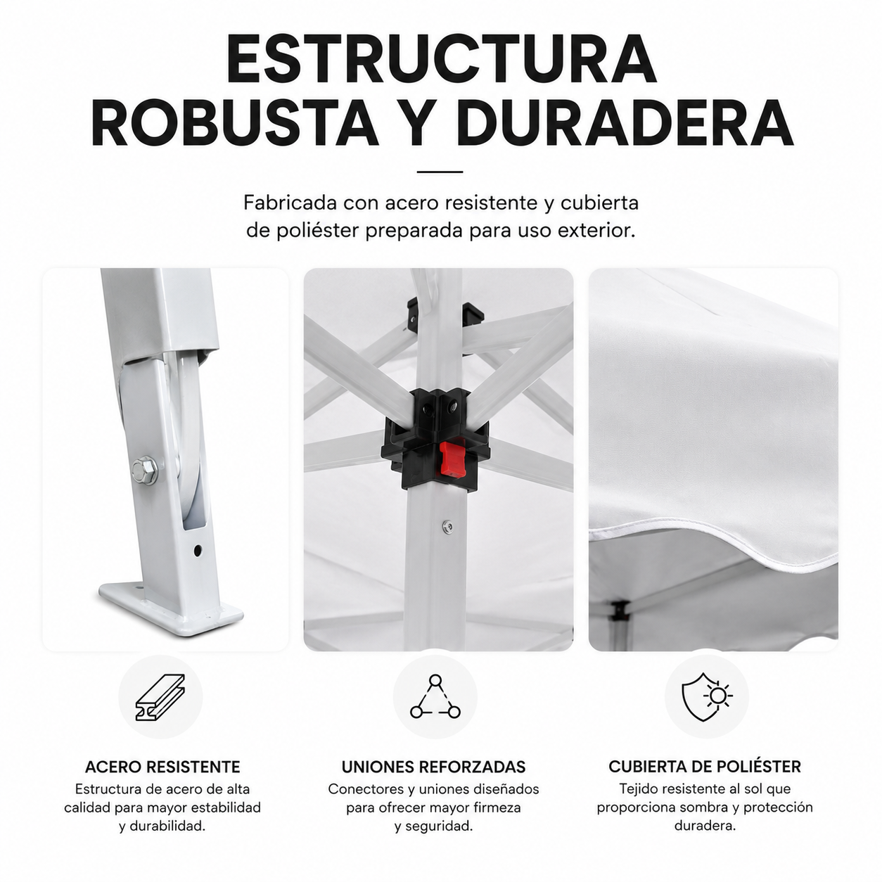 Tenda Impermeabile 3x3 m Pieghevole