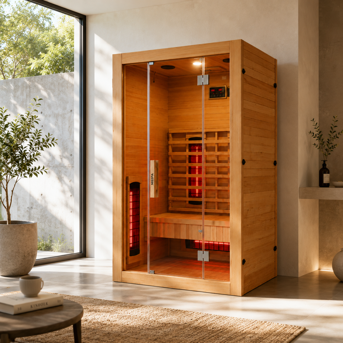 Infraroodsauna voor 2 personen