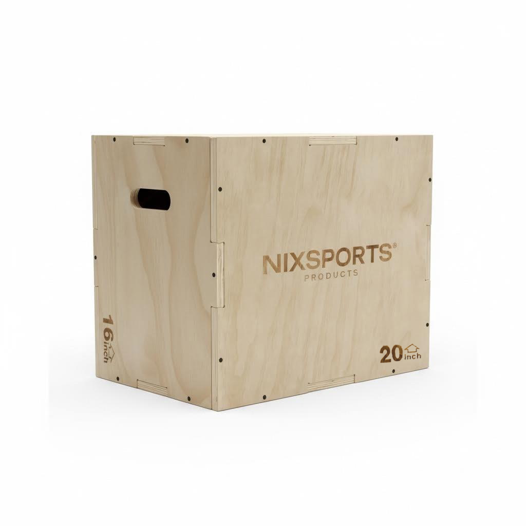 Cajón Pliométrico De Madera Tres Alturas