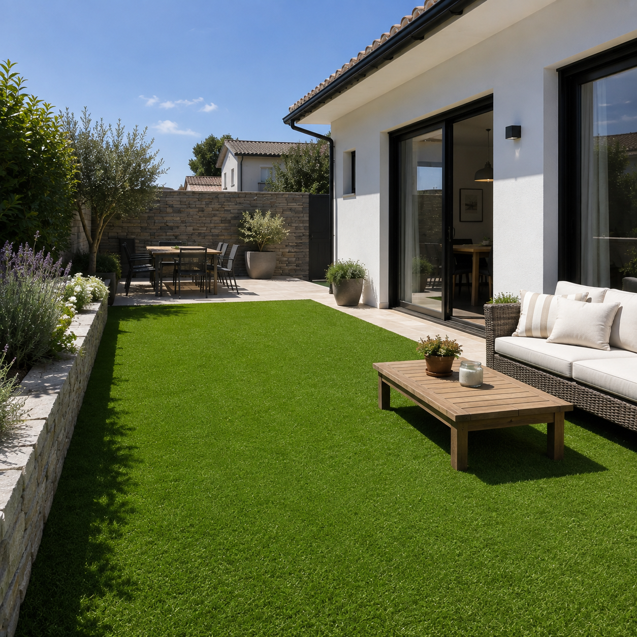 Lorvik Premium-rol kunstgras 20 mm — 1×10 m (10 m²) voor tuin en terras