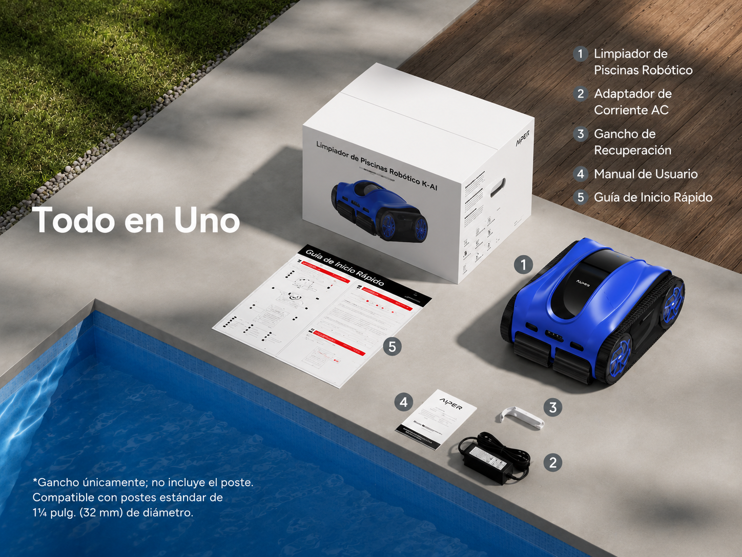 iGarden K80 poolroboter ohne kabel