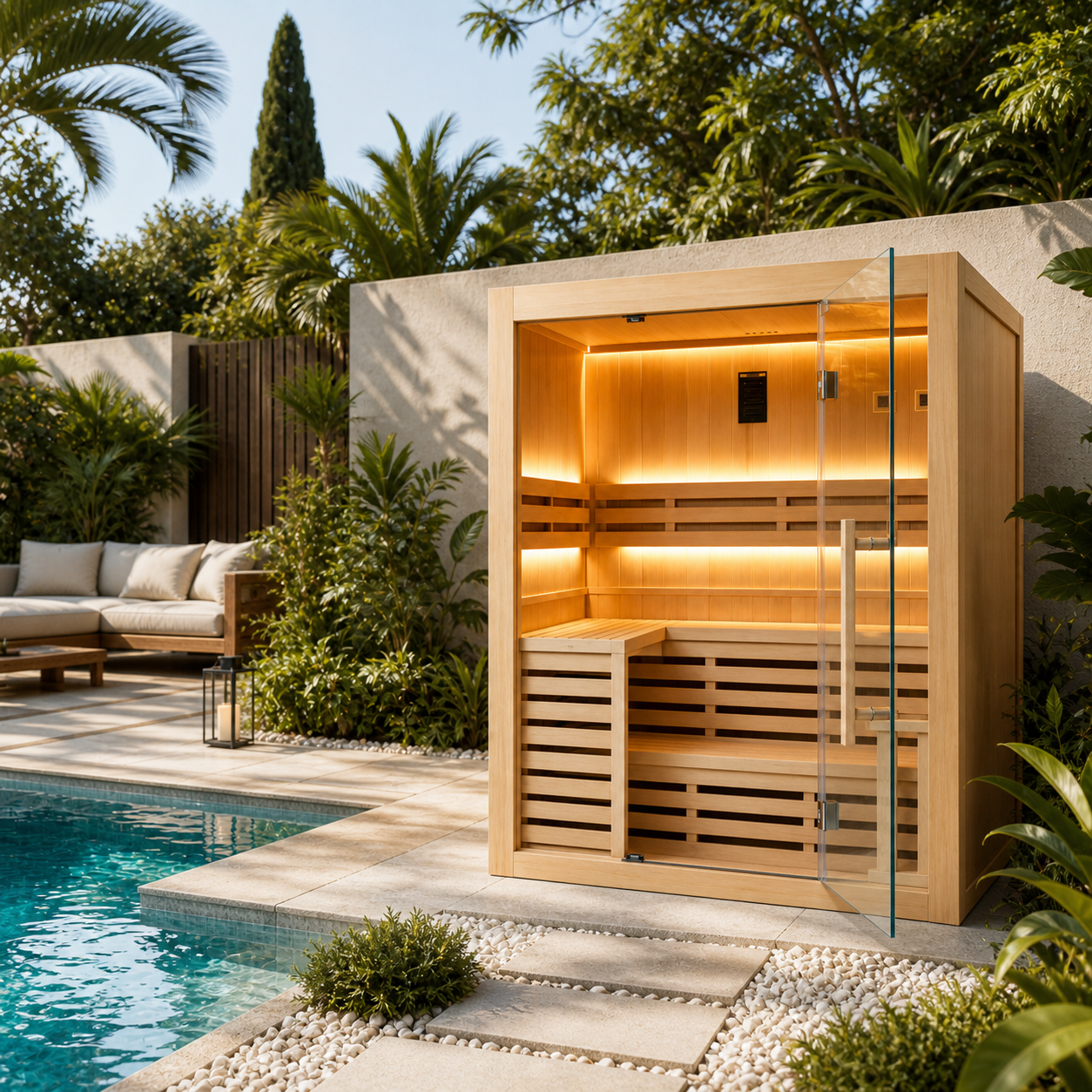 Nix Spa - Sauna tradicional 4 lugares vapor 4,5kW