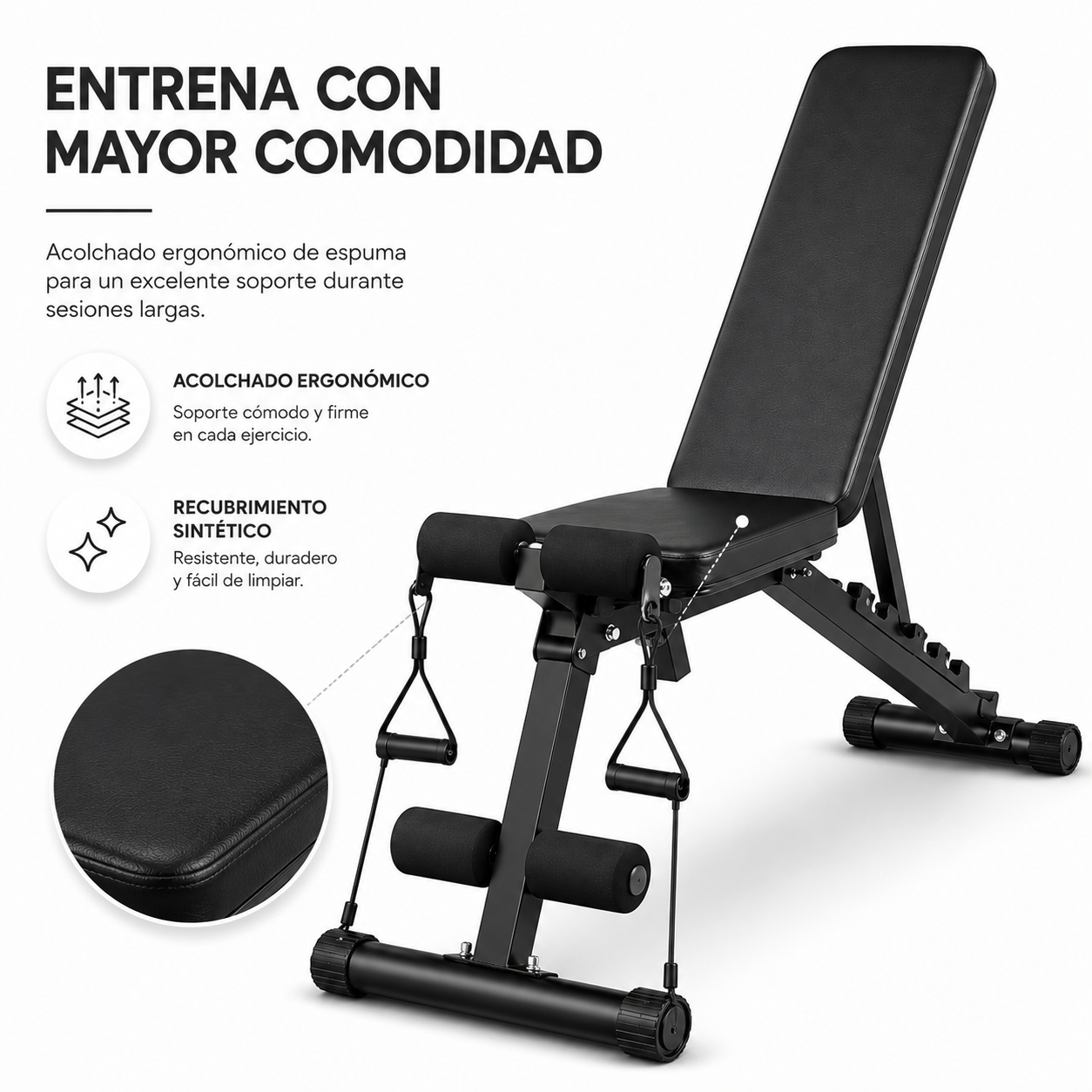 Banc de Musculation Pliable 120 Kg