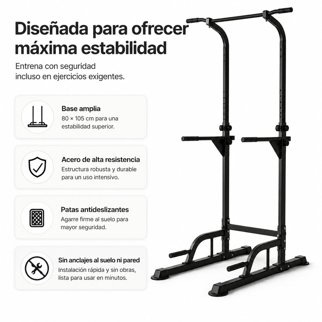 Torre de Dominadas Multifunción con Estación VKR 150-230 cm