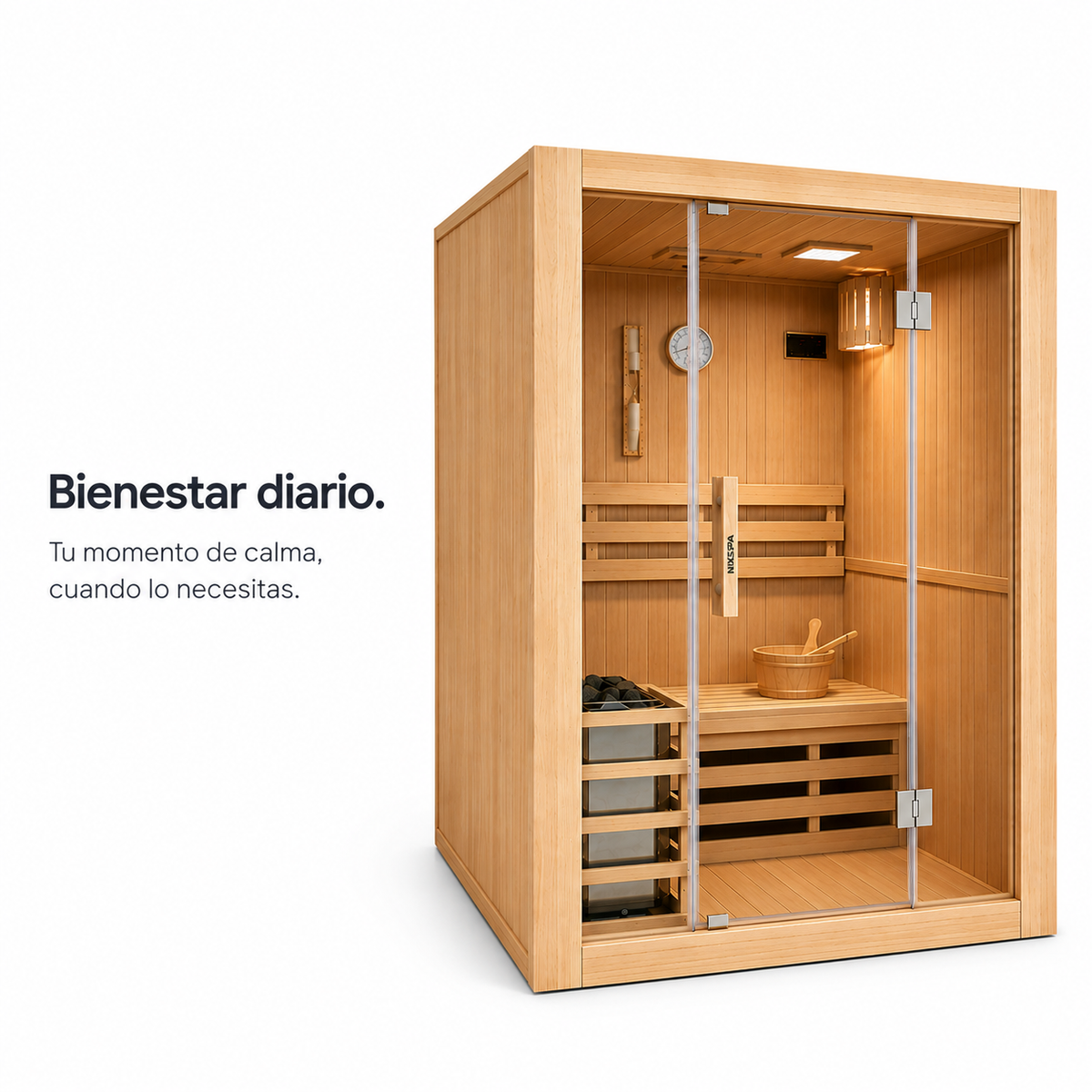 Sauna Finlandesa para casa 3 Personas