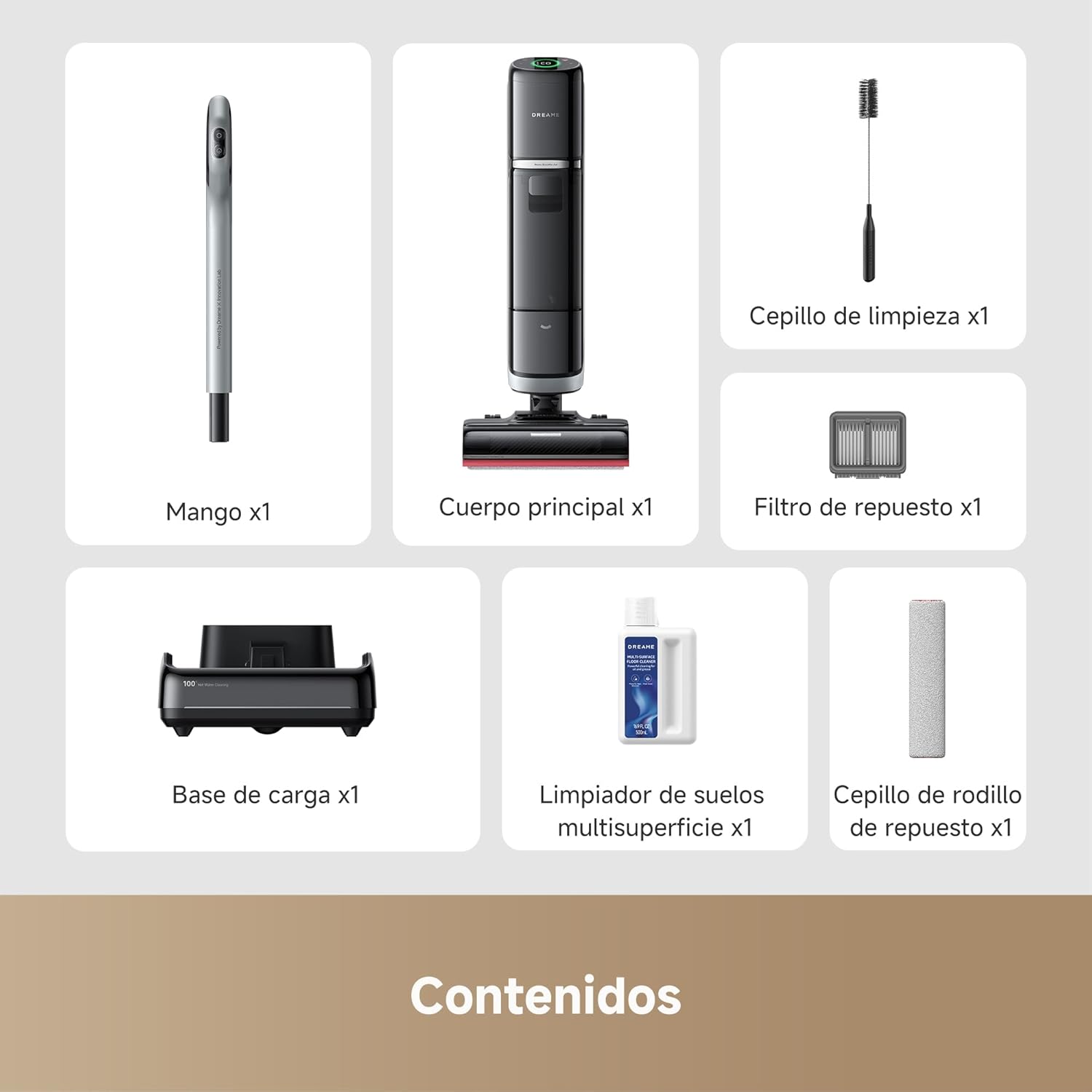 Dreame – Aspirateur à sec et humide H15 Pro Heat