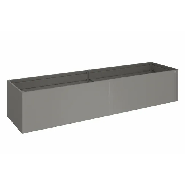 Biohort – Horta urbana elevada de metal Cinzento quartzo metálico