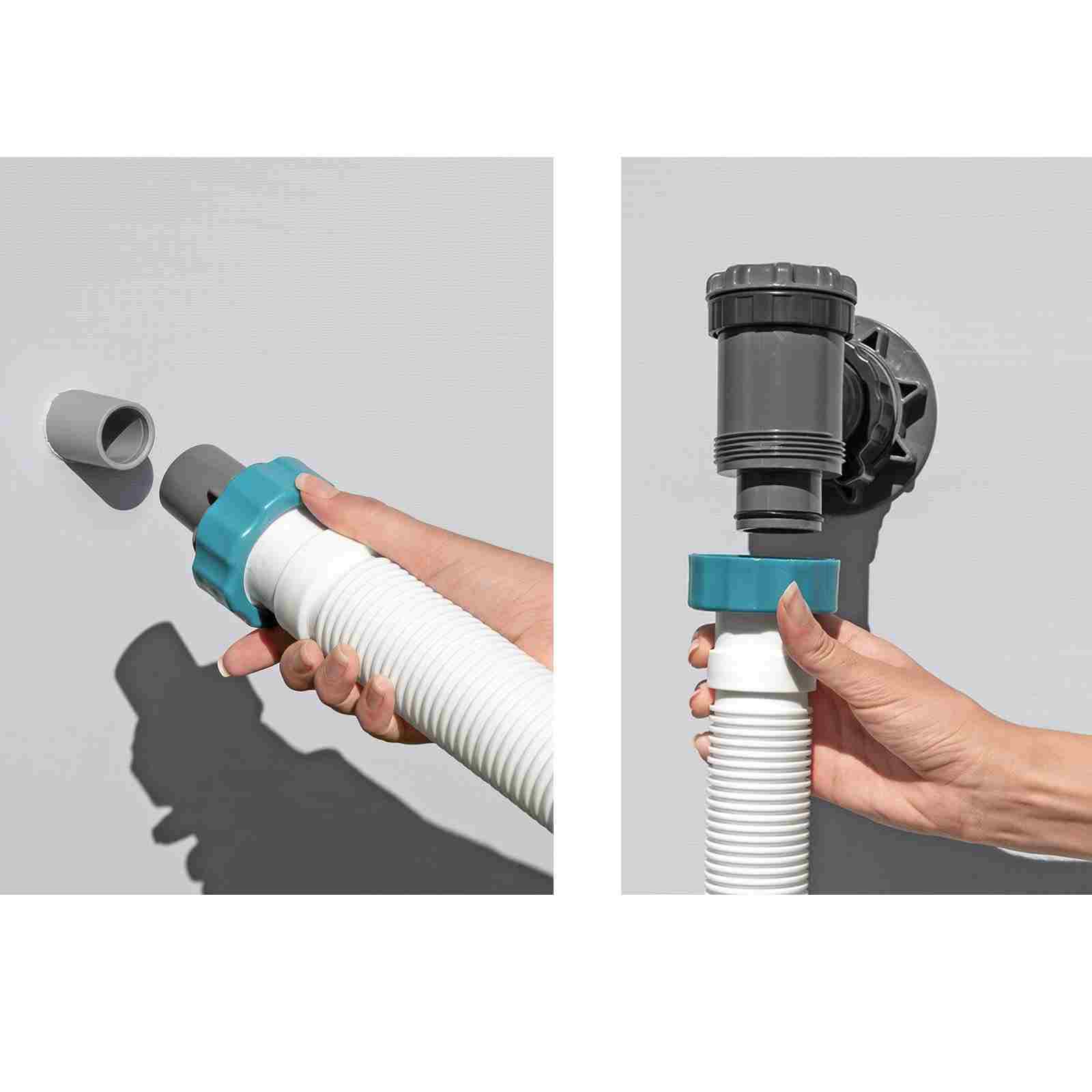 Bestway – Depuradora de areia Flowclear 6.056 L/h para piscinas elevadas