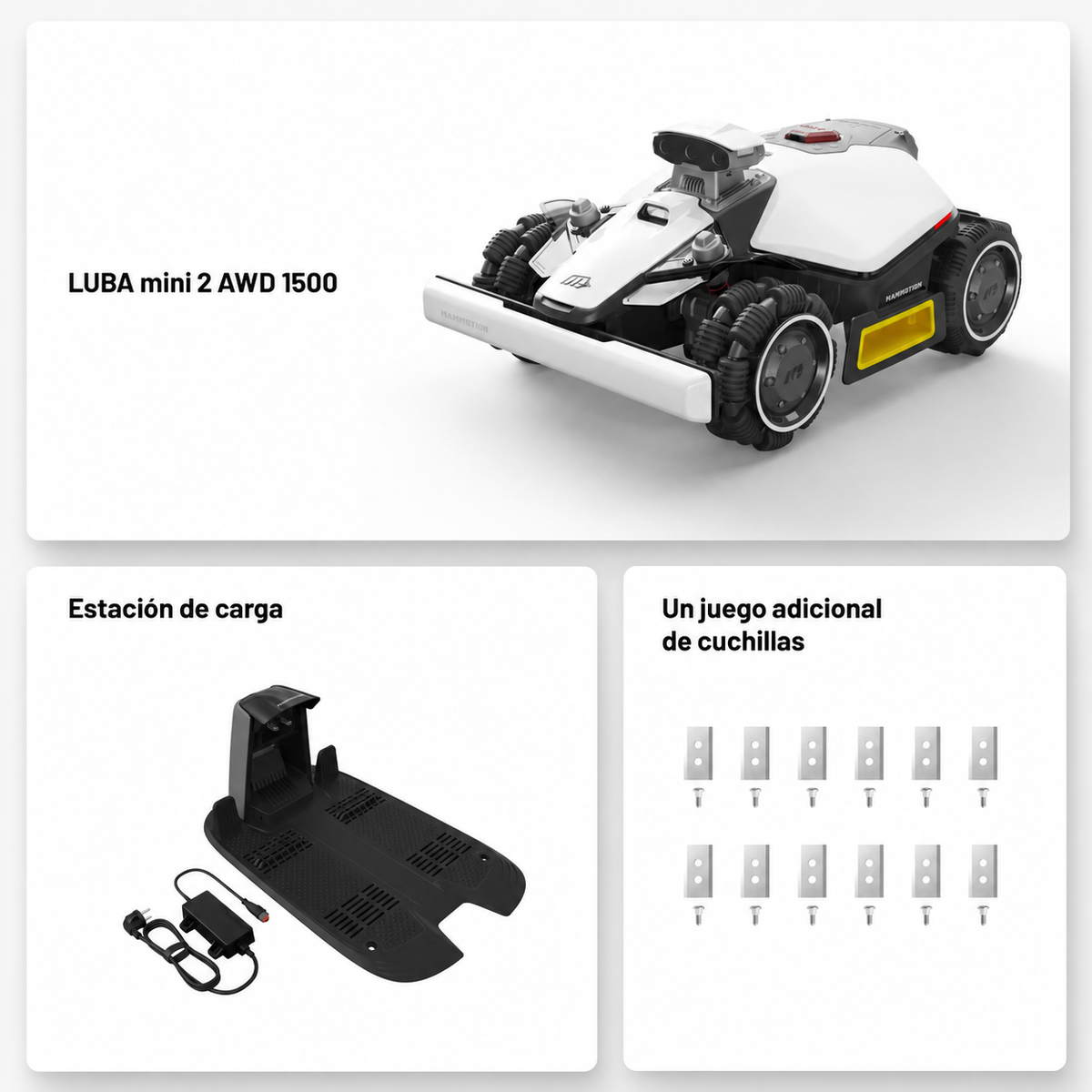 Mammotion Luba Mini 2 AWD 1500 Robot Cortacésped