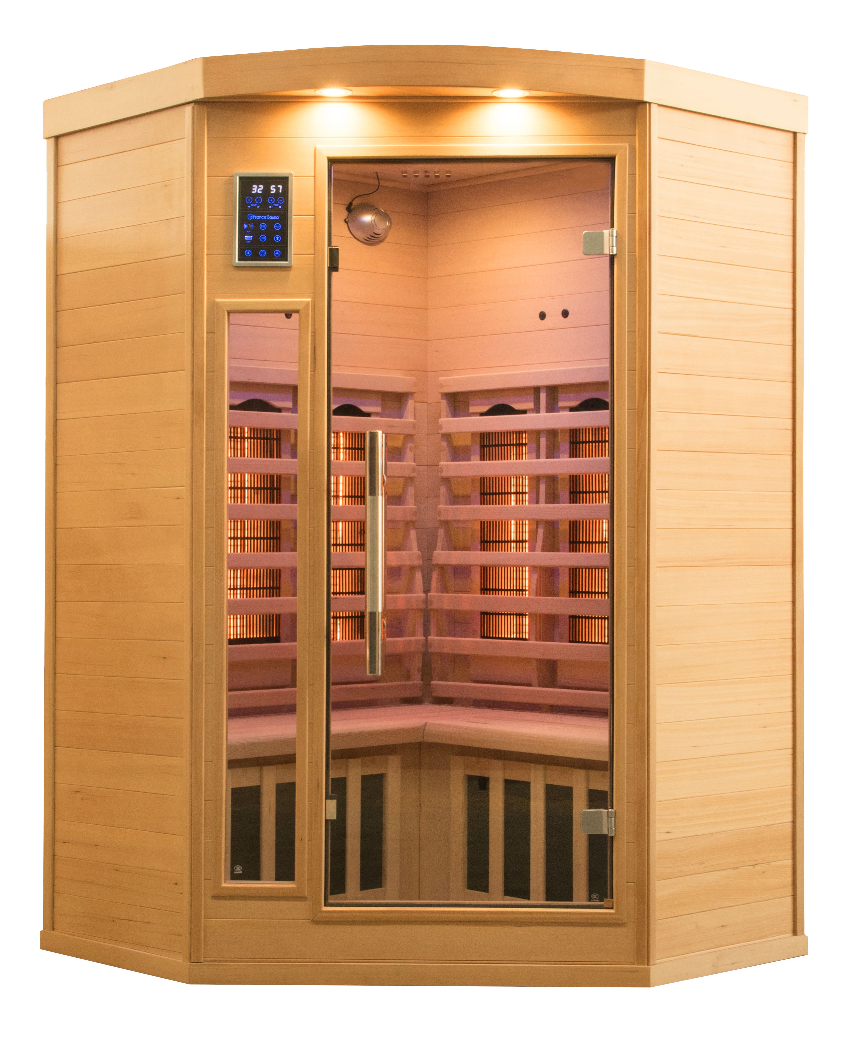 Poolstar - Sauna à quartz Apollon infrarouge 2/3 personnes