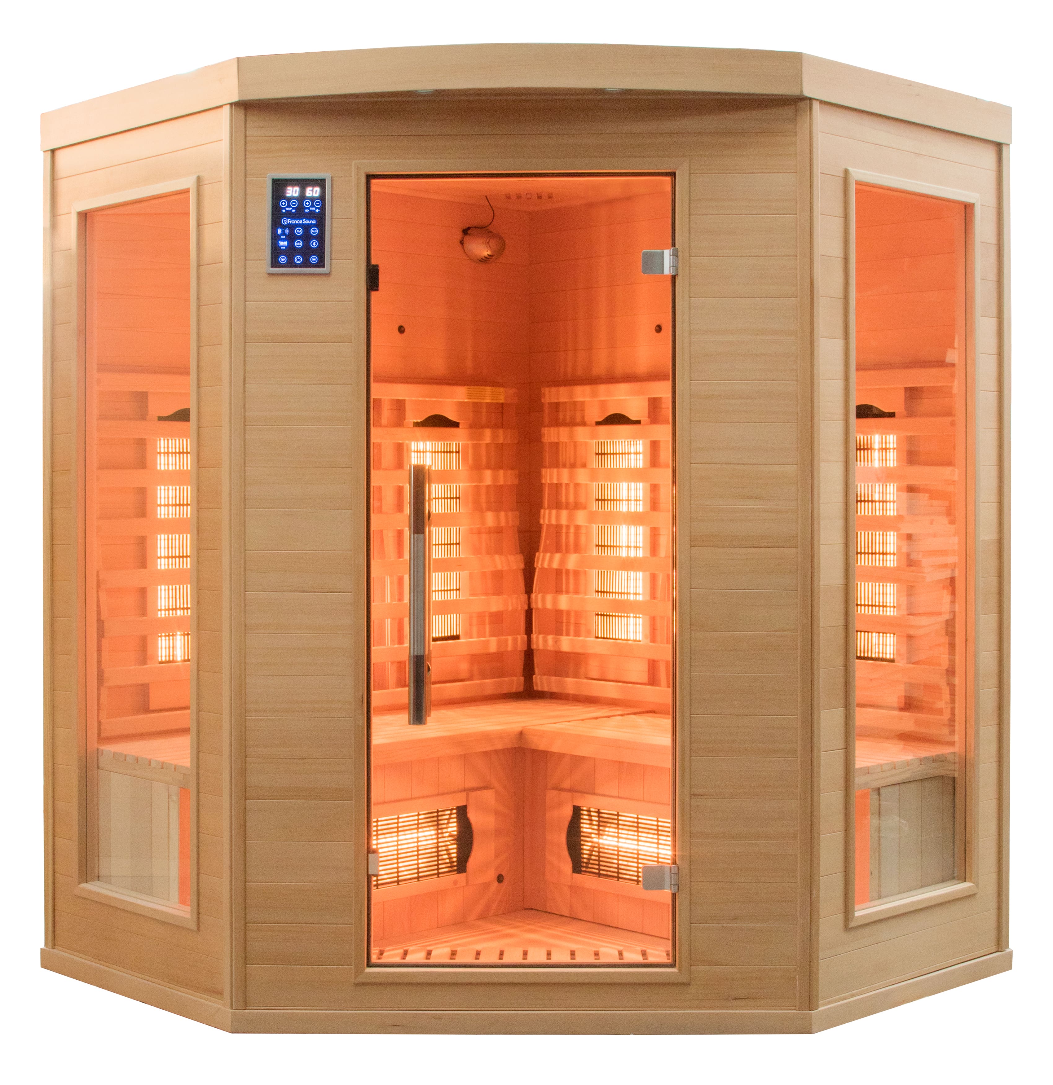 Poolstar - Apollon Quarzo Sauna a raggi infrarossi 3/4 posti