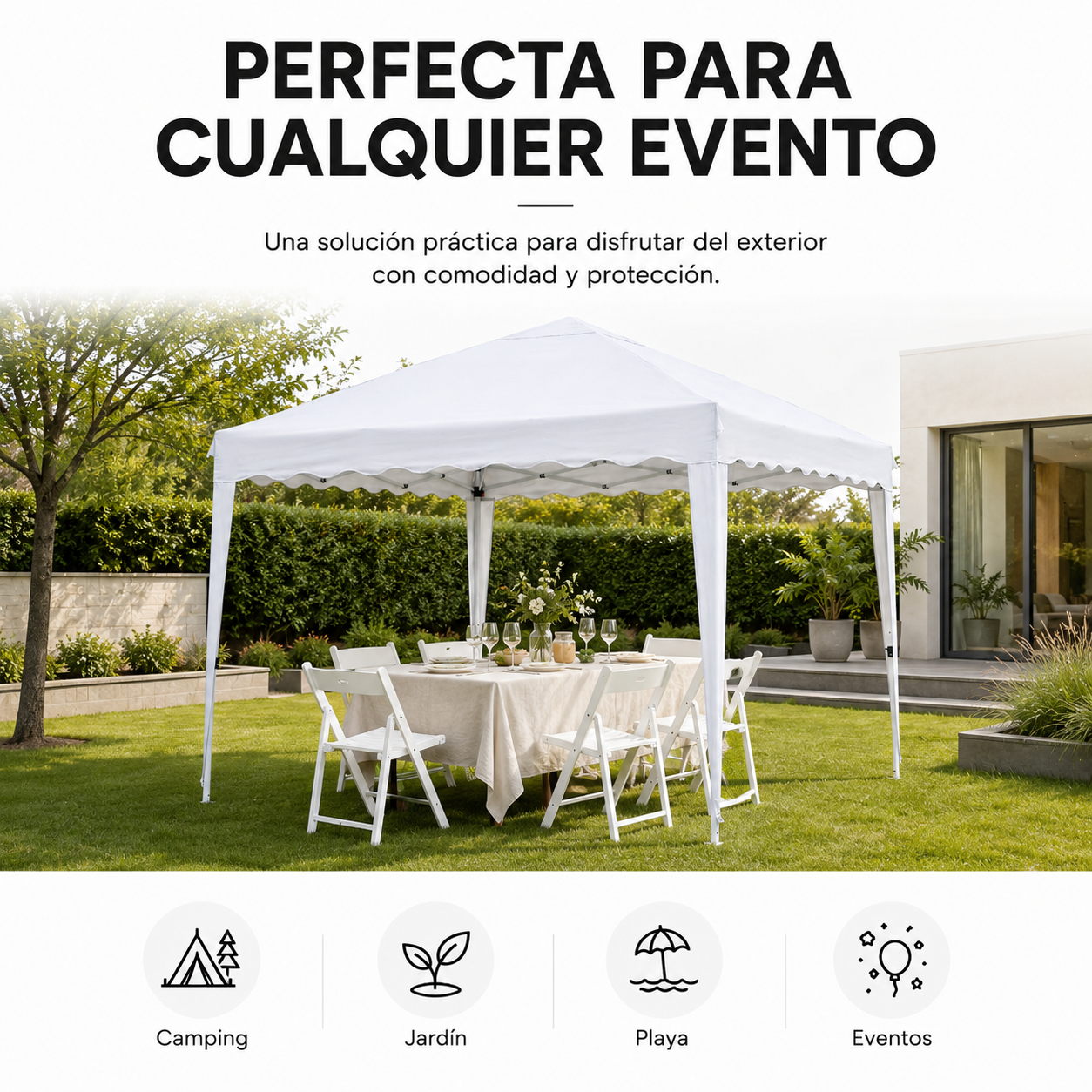 Tenda Impermeabile 3x3 m Pieghevole