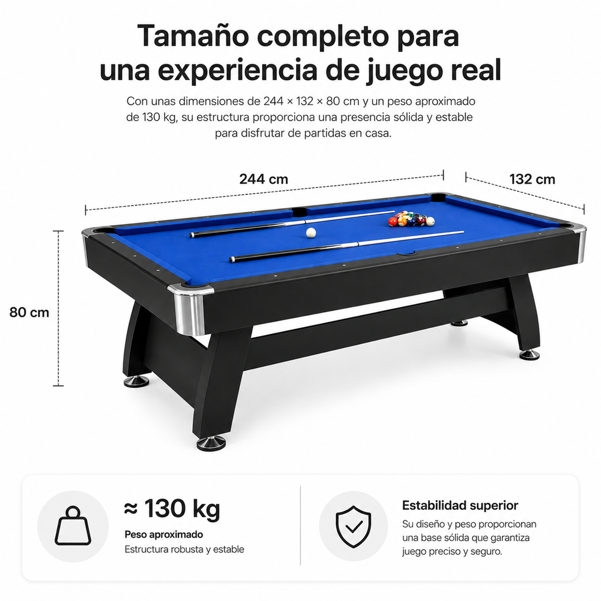 Tavolo da biliardo americano con ritorno automatico delle palle