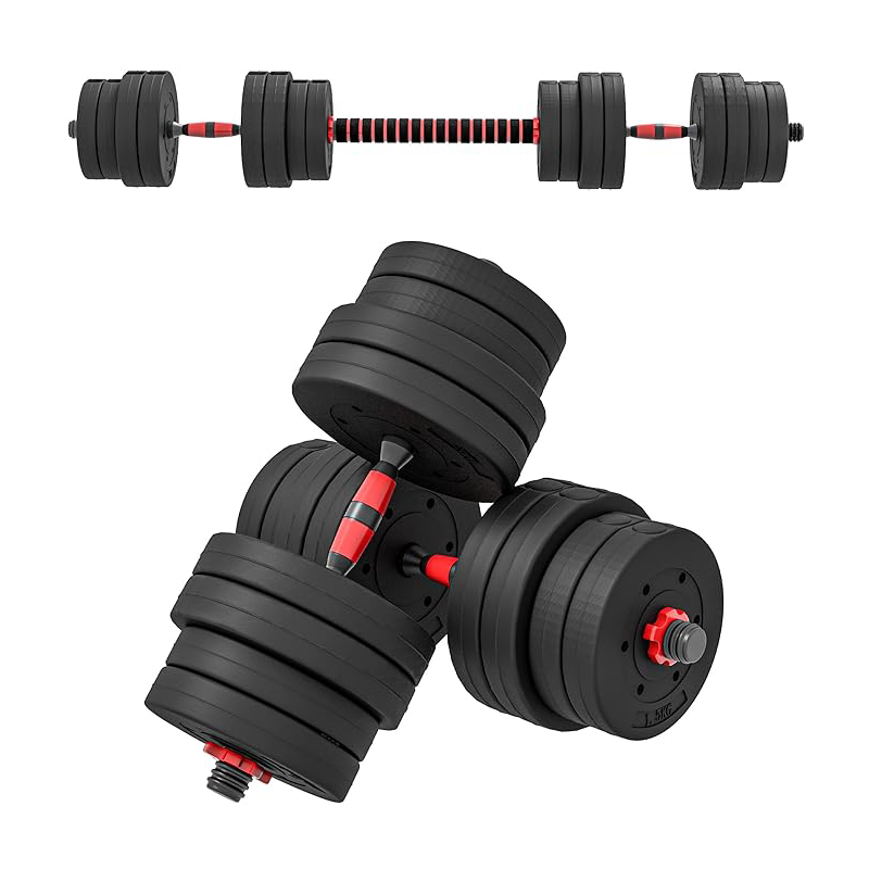 Mancuernas Ajustables Con Barra Multifunción 30 Kg