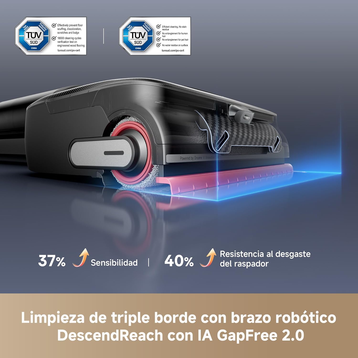 Dreame – H15 Pro FoamWash aspirador en seco y húmedo