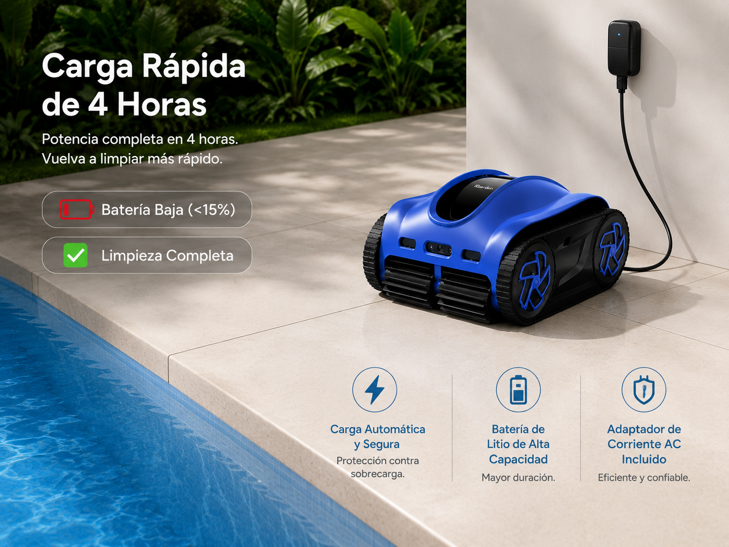 iGarden K80 poolroboter ohne kabel