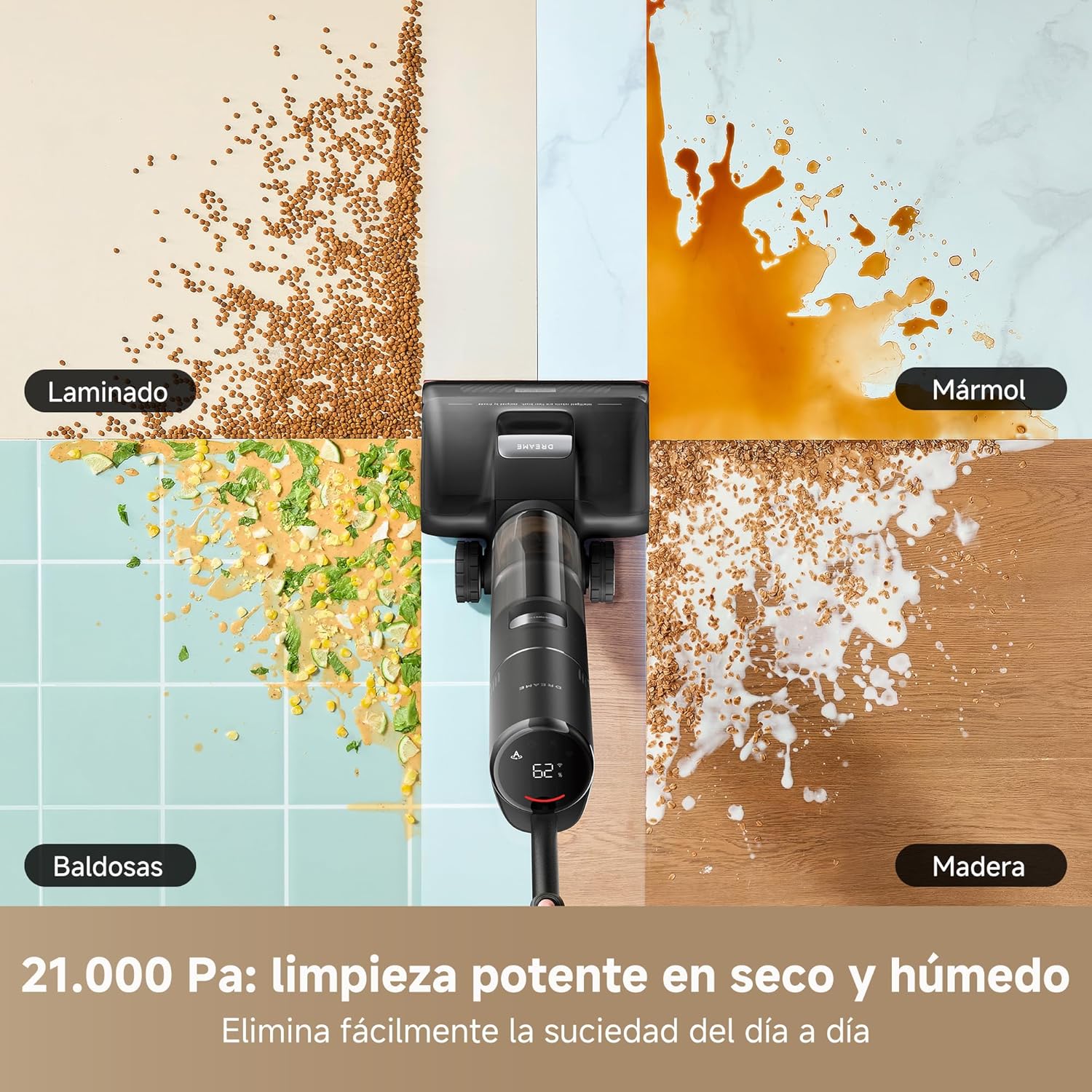Dreame – H15s aspirador en seco y húmedo