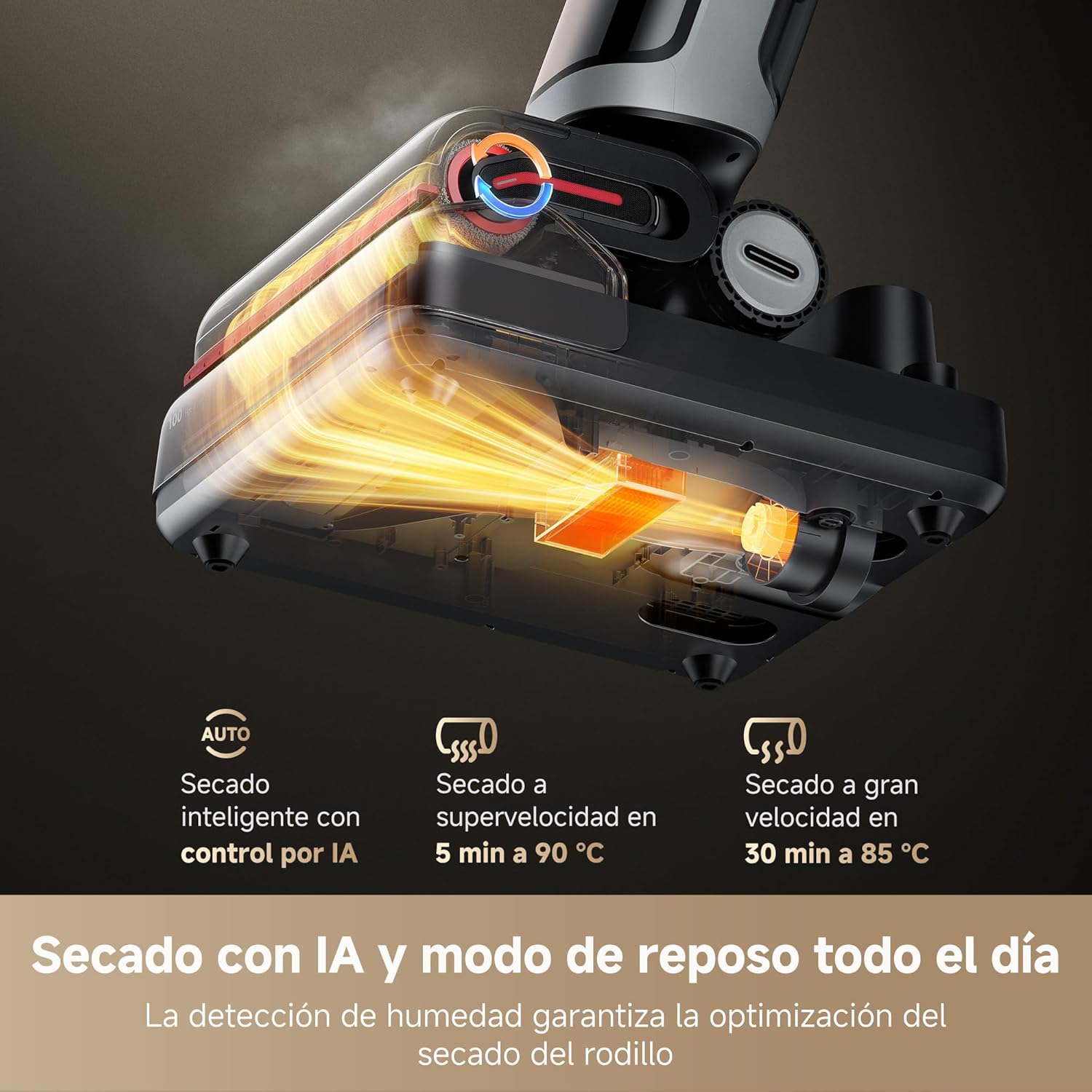 Dreame – Aspirateur à sec et humide H15 Pro Heat