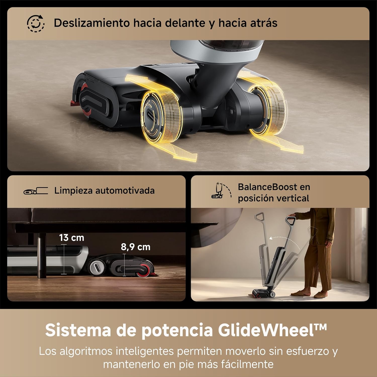 Dreame – Aspirateur à sec et humide H15 Pro Heat
