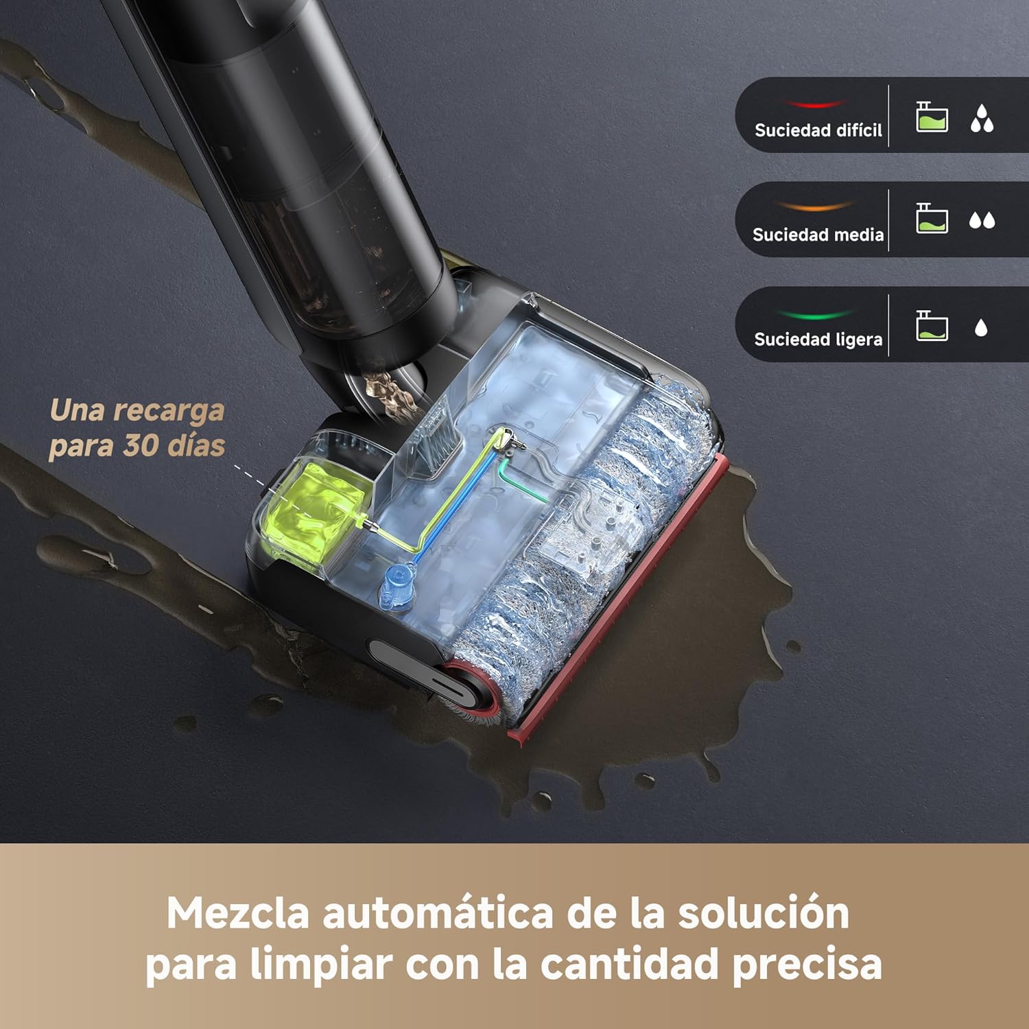 Dreame – H15 Pro FoamWash aspirador en seco y húmedo