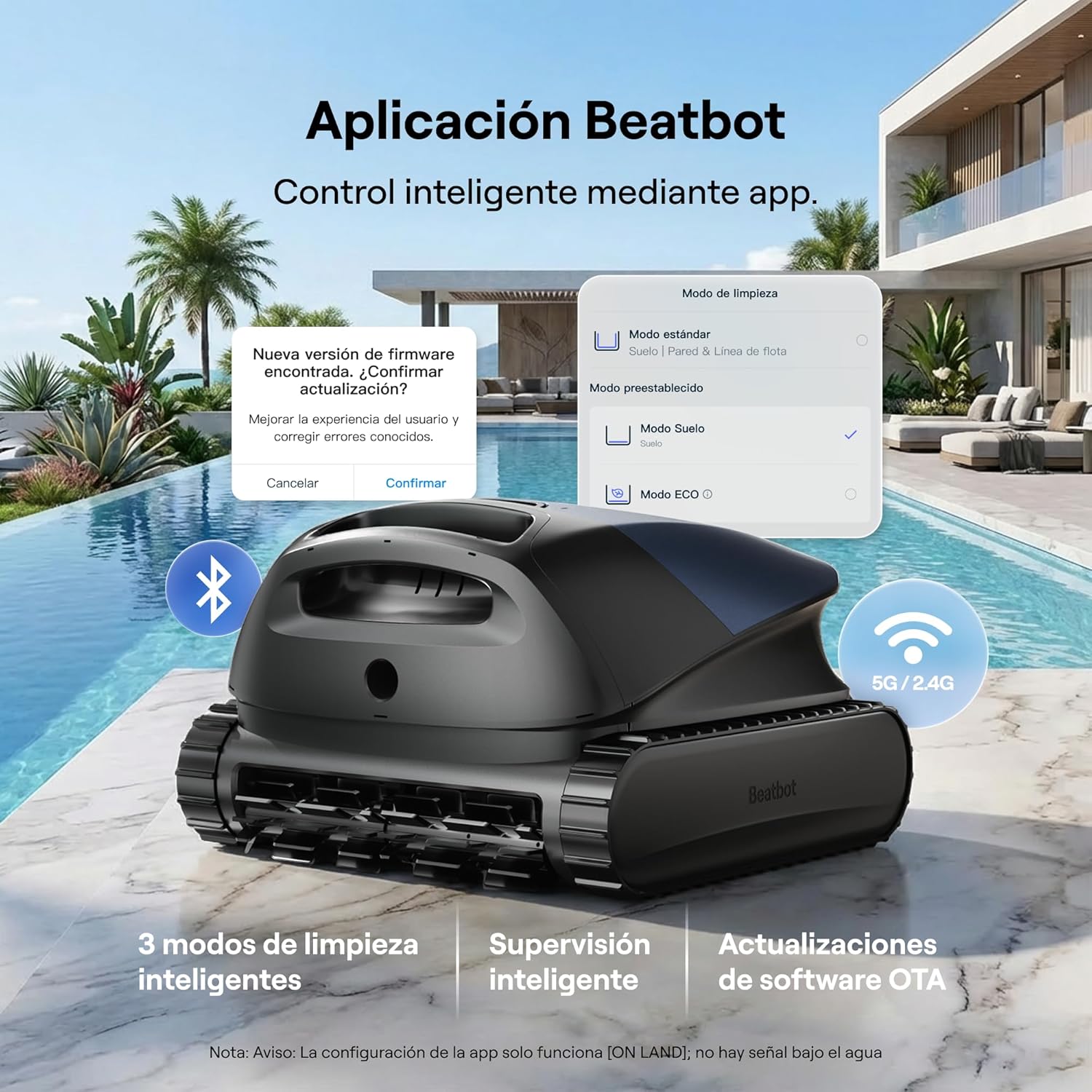 Beatbot Sora P1 draadloze zwembadrobot