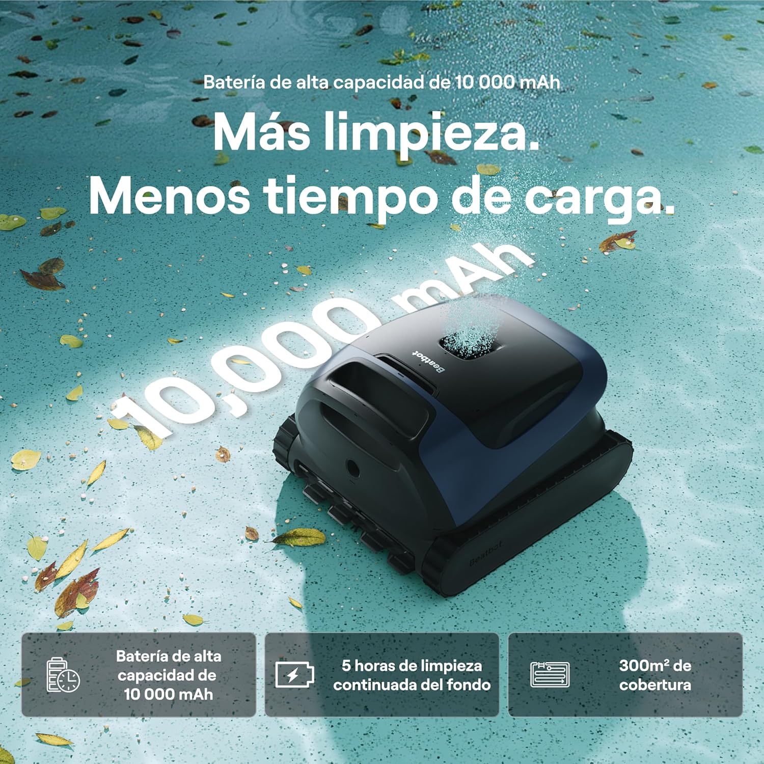 Beatbot Sora P3 Robô limpa-fundos sem fio para piscina