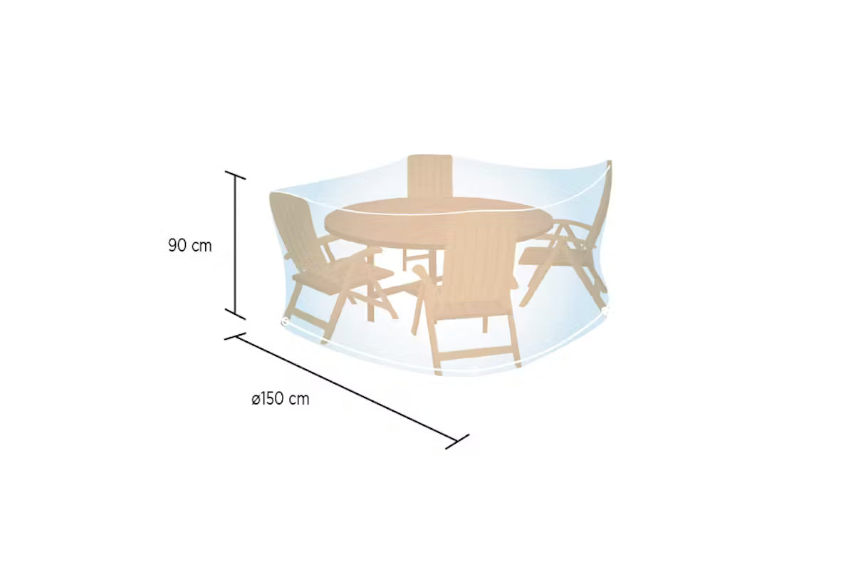 Campingoz - Funda Round Table M (90 × Ø 150 cm)