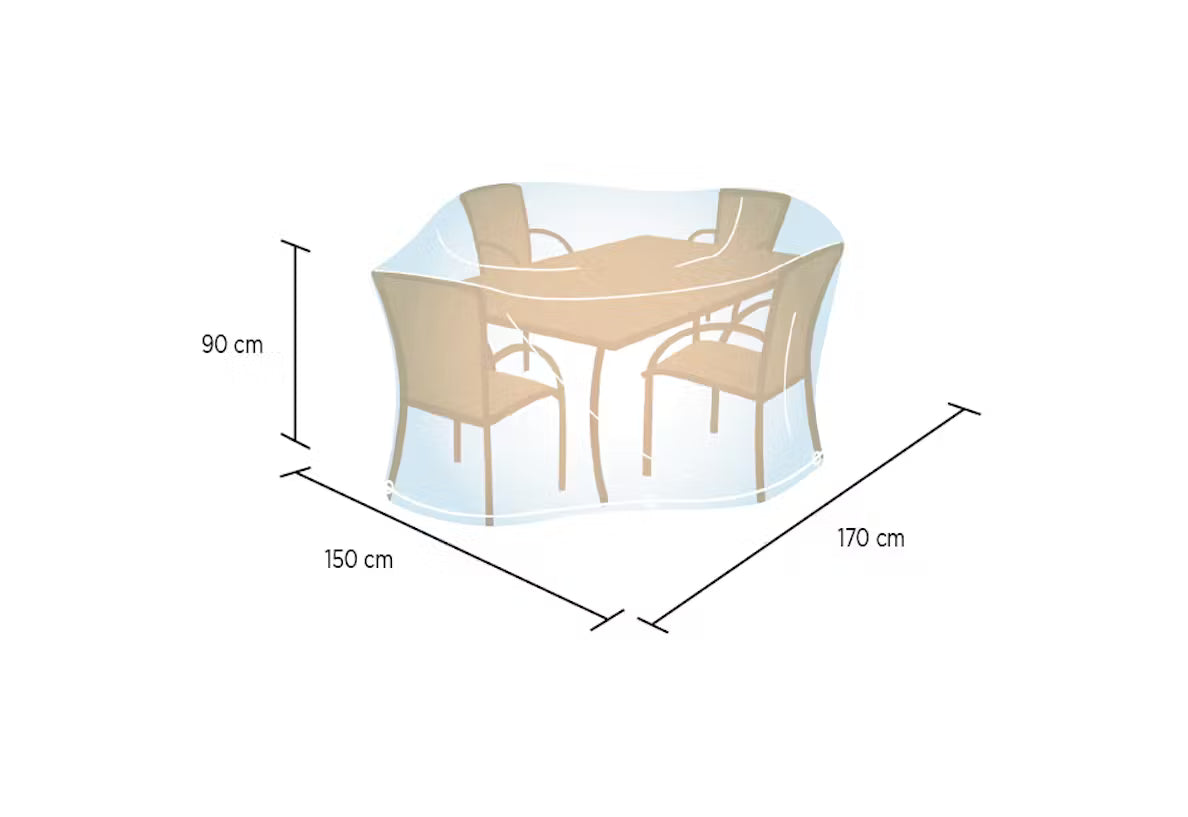 Campingaz - Cobertura de Mesa Retangular M (90 × 170 × 90 cm)