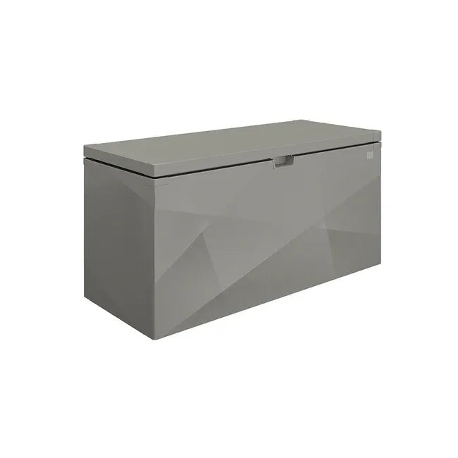 Biohort – StyleBox Design-Metalltruhe für Außenbereich Quarzgrau Metallic