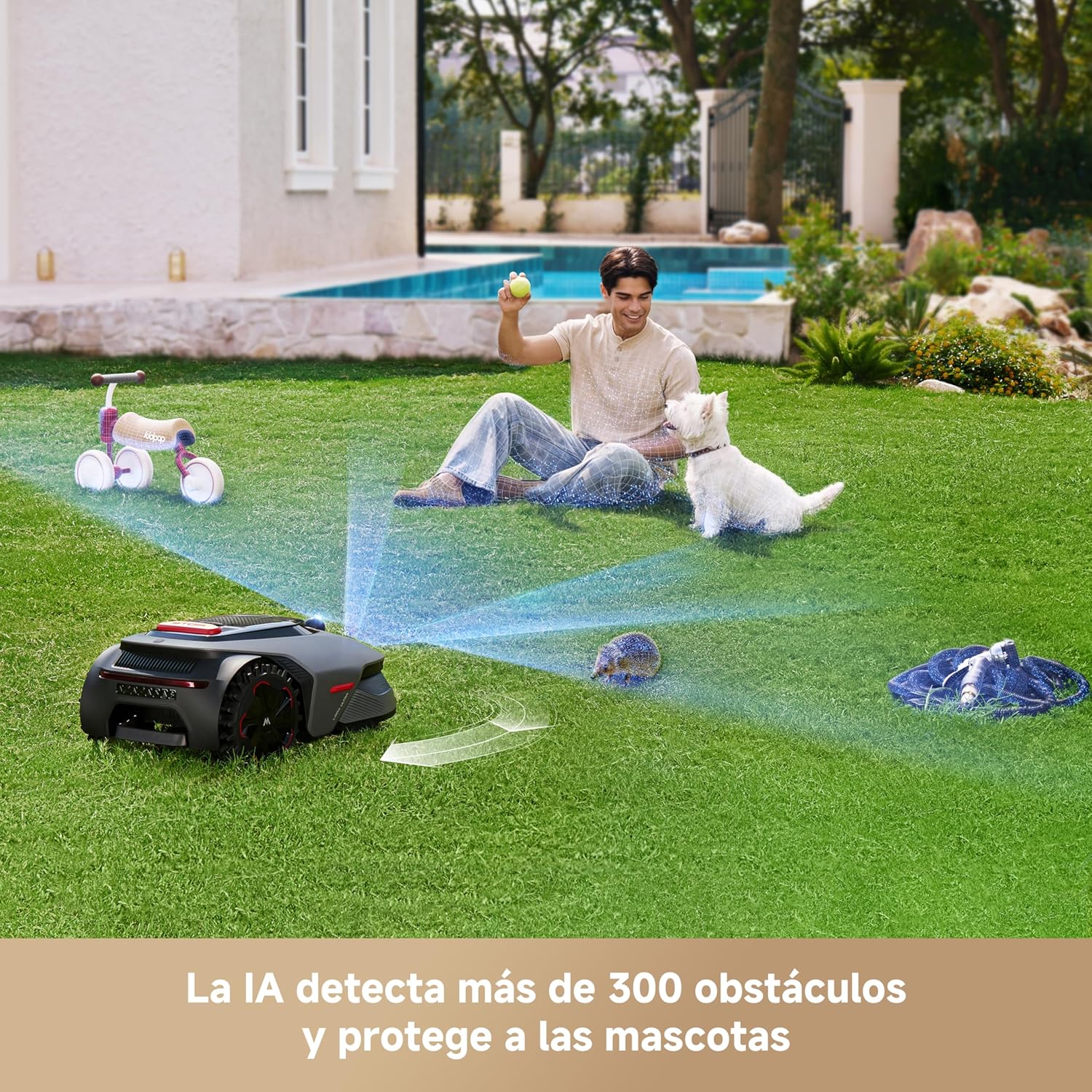 Mova – LiDAX Ultra 1000 robot tagliaerba senza filo perimetrale