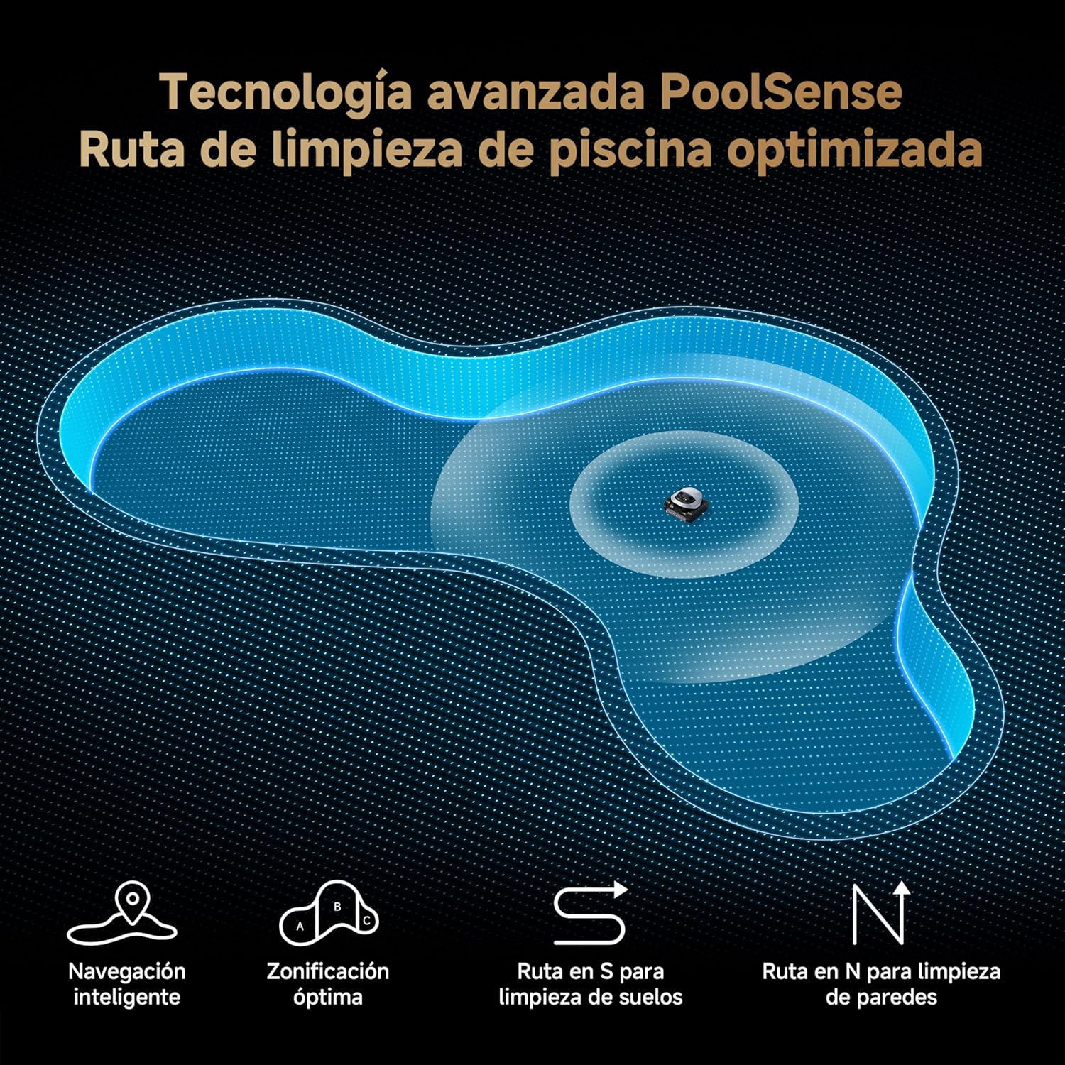 Dreame – Robot nettoyeur de piscine Z1 à batterie sans câble
